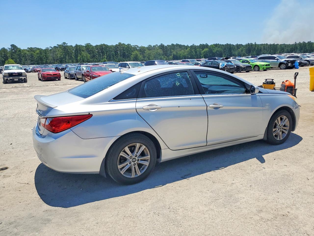 2013 Hyundai Sonata Gls Silver vin: 5NPEB4AC6DH668099