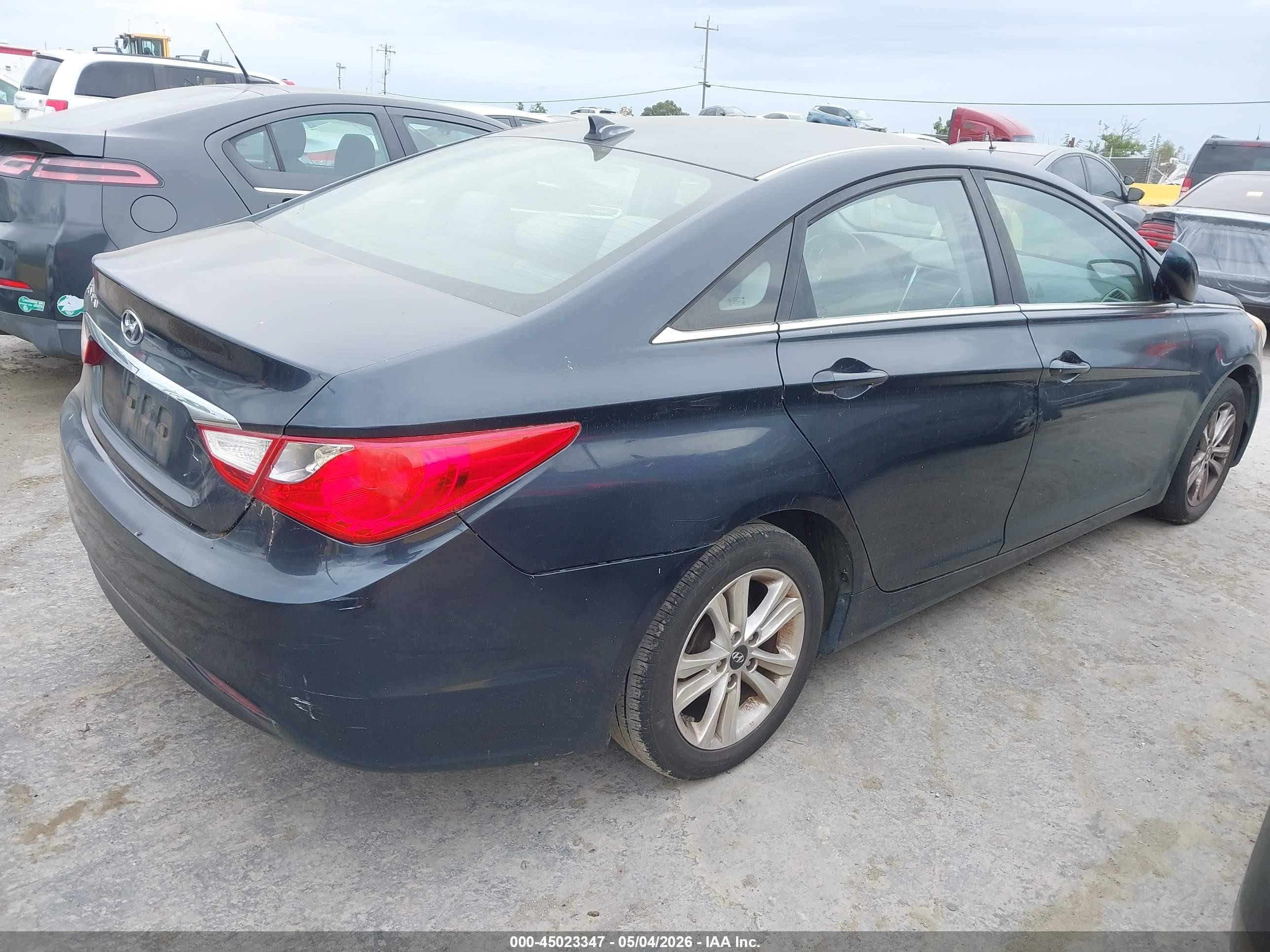 2013 Hyundai Sonata Gls Blue vin: 5NPEB4AC6DH668846