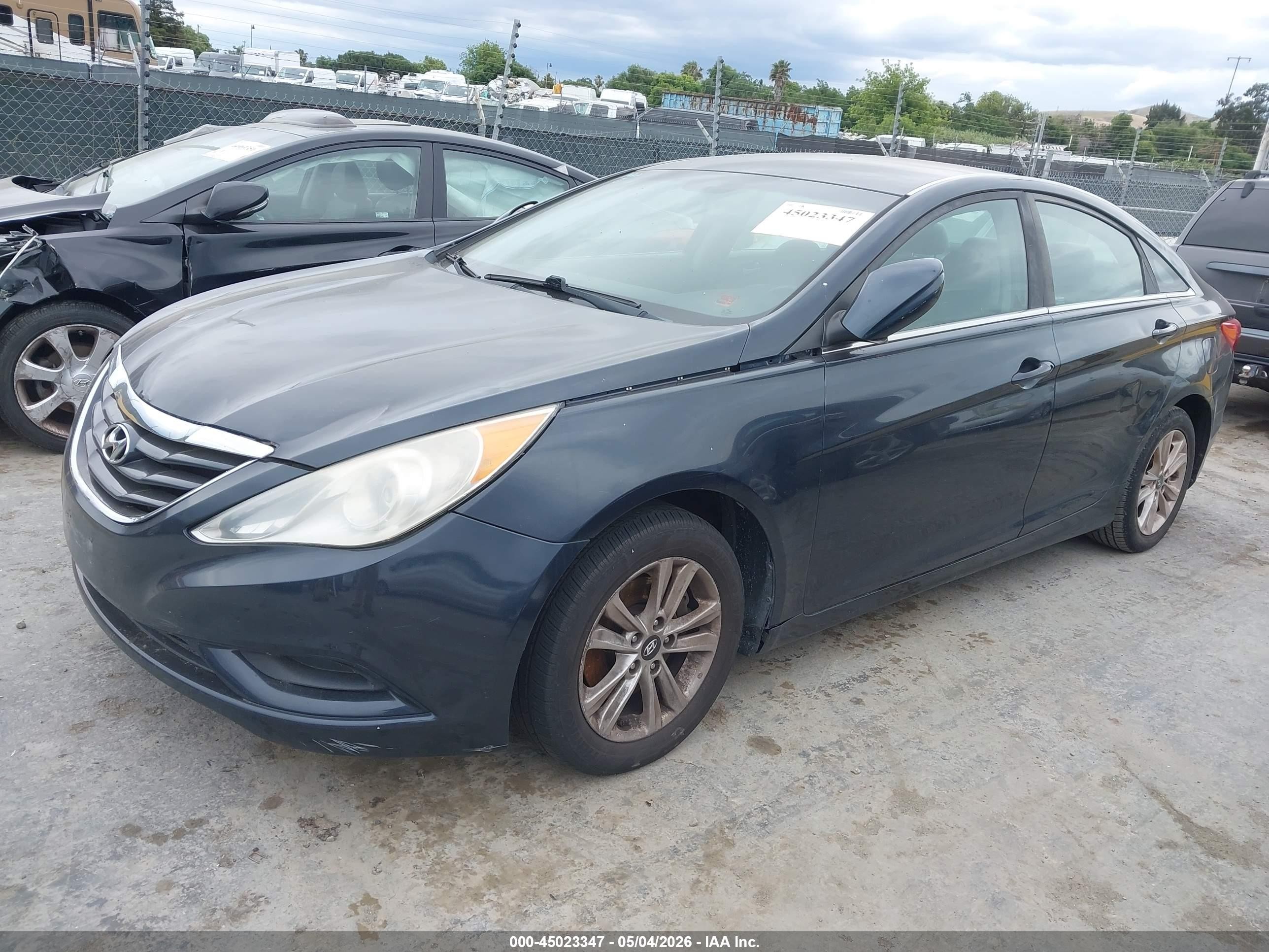 2013 Hyundai Sonata Gls Blue vin: 5NPEB4AC6DH668846