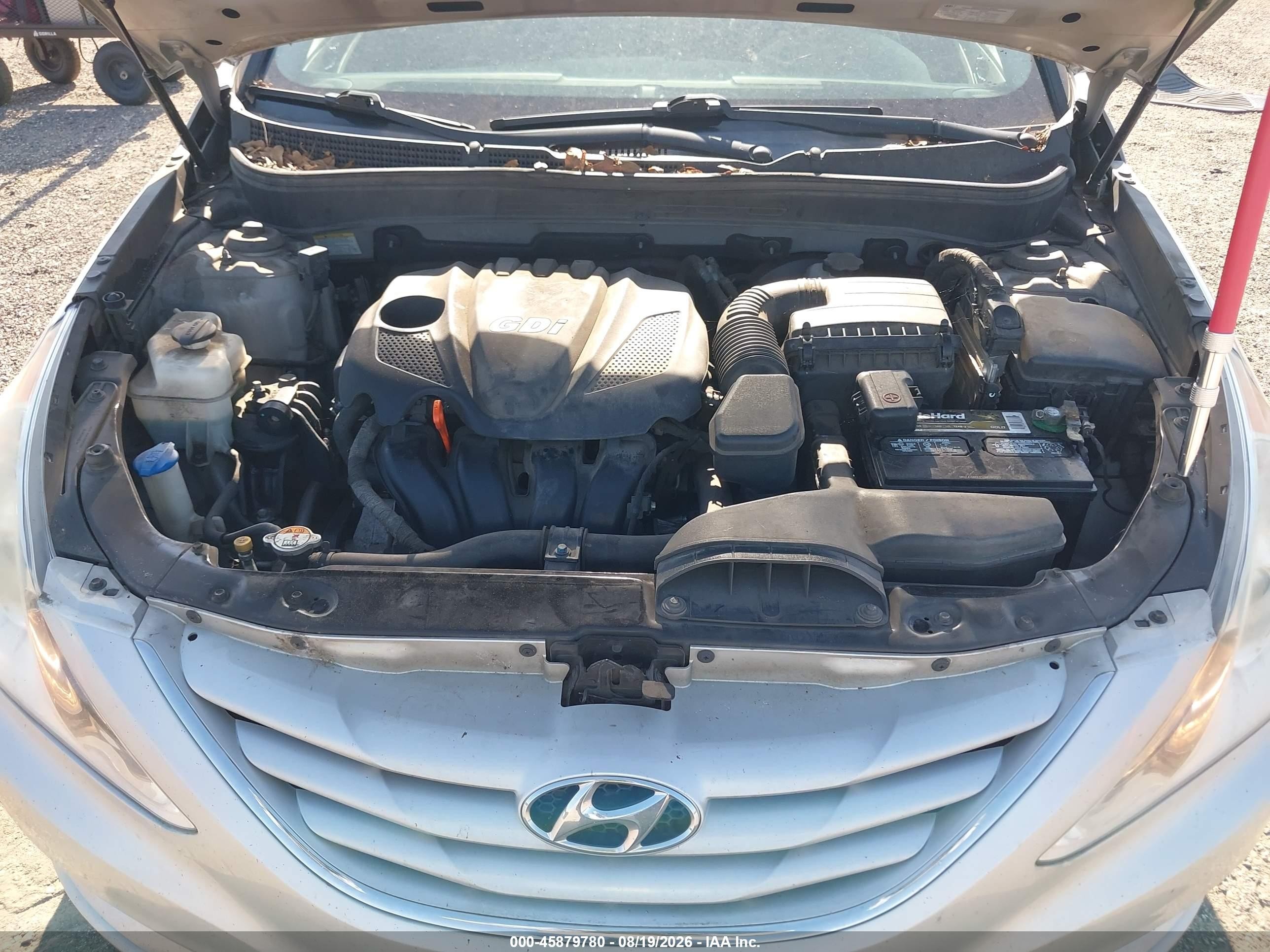 2013 Hyundai Sonata Gls Silver vin: 5NPEB4AC6DH671780
