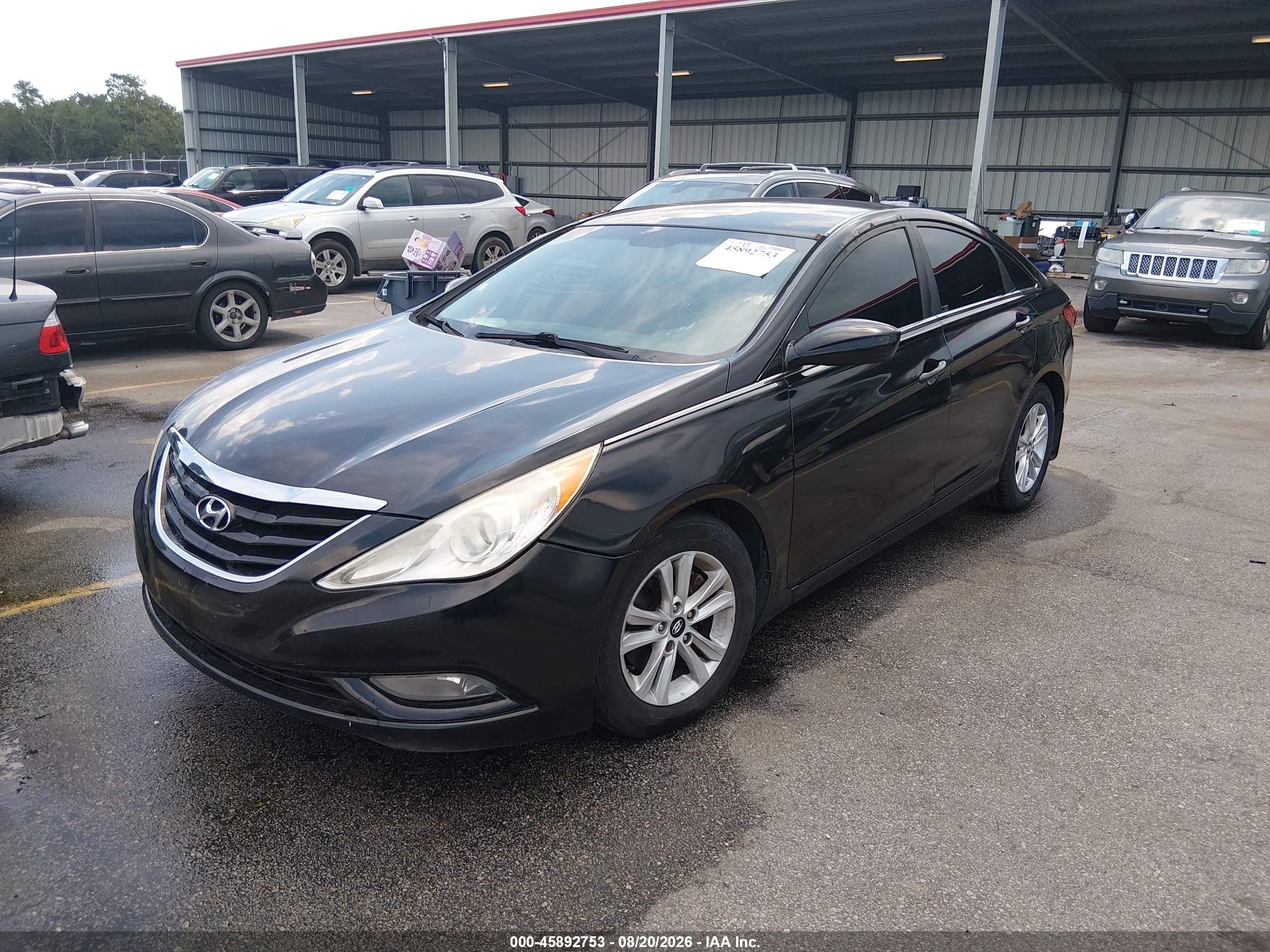 2013 Hyundai Sonata Gls Black vin: 5NPEB4AC6DH674677