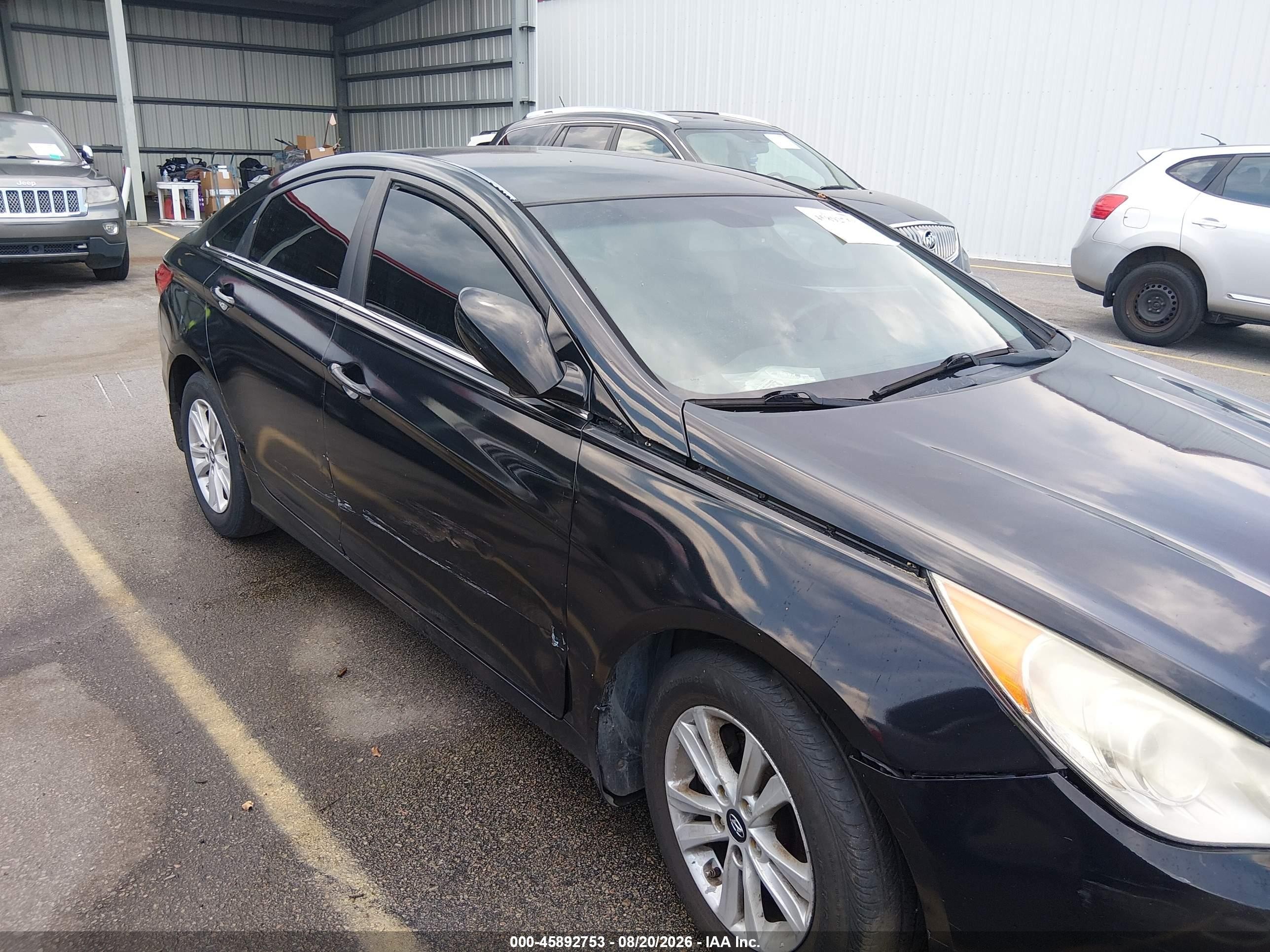 2013 Hyundai Sonata Gls Black vin: 5NPEB4AC6DH674677