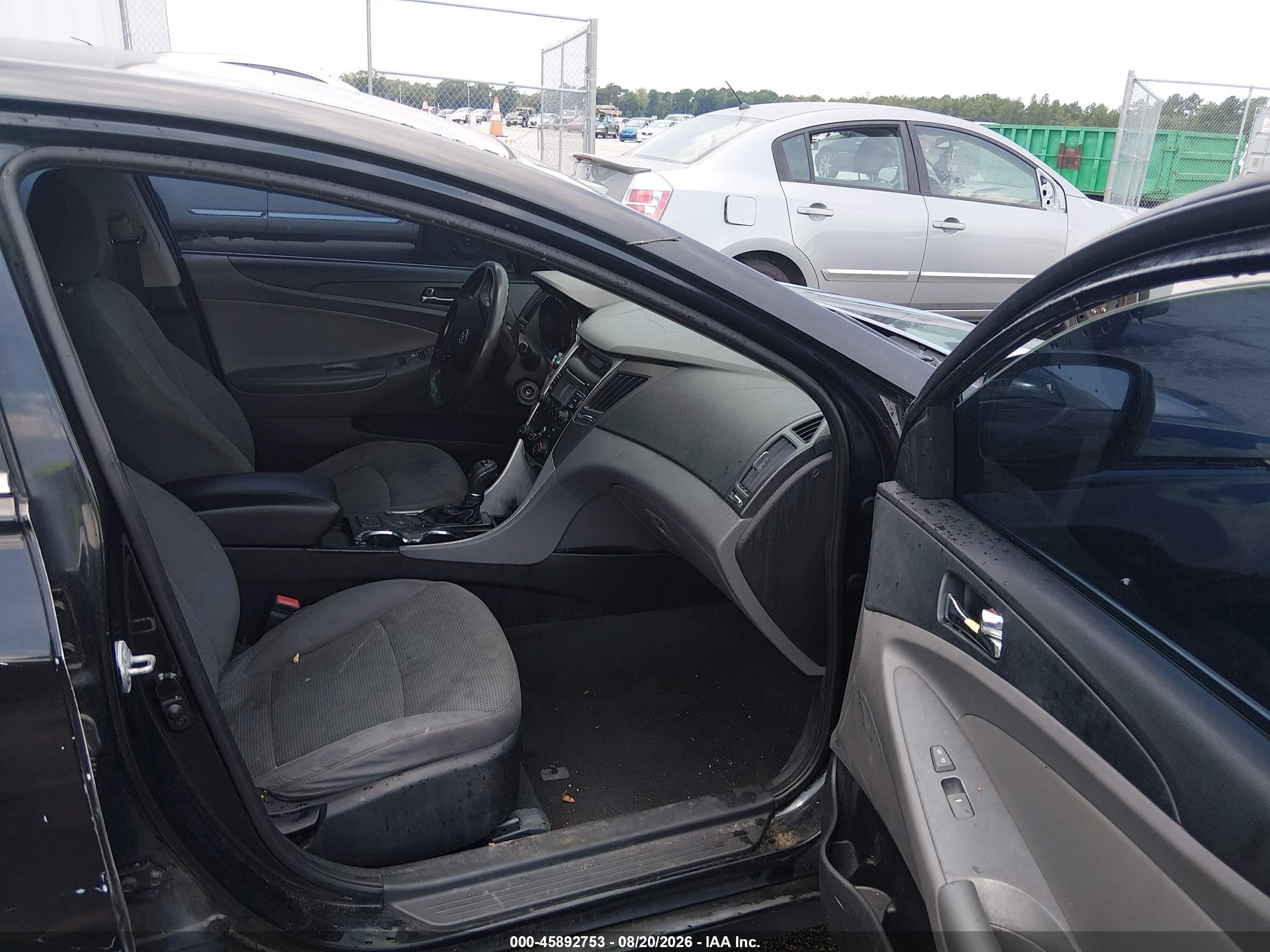 2013 Hyundai Sonata Gls Black vin: 5NPEB4AC6DH674677