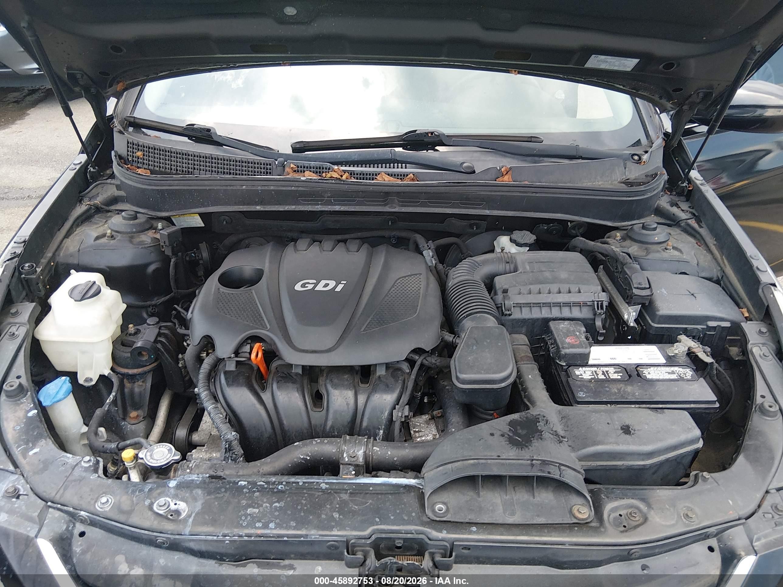 2013 Hyundai Sonata Gls Black vin: 5NPEB4AC6DH674677