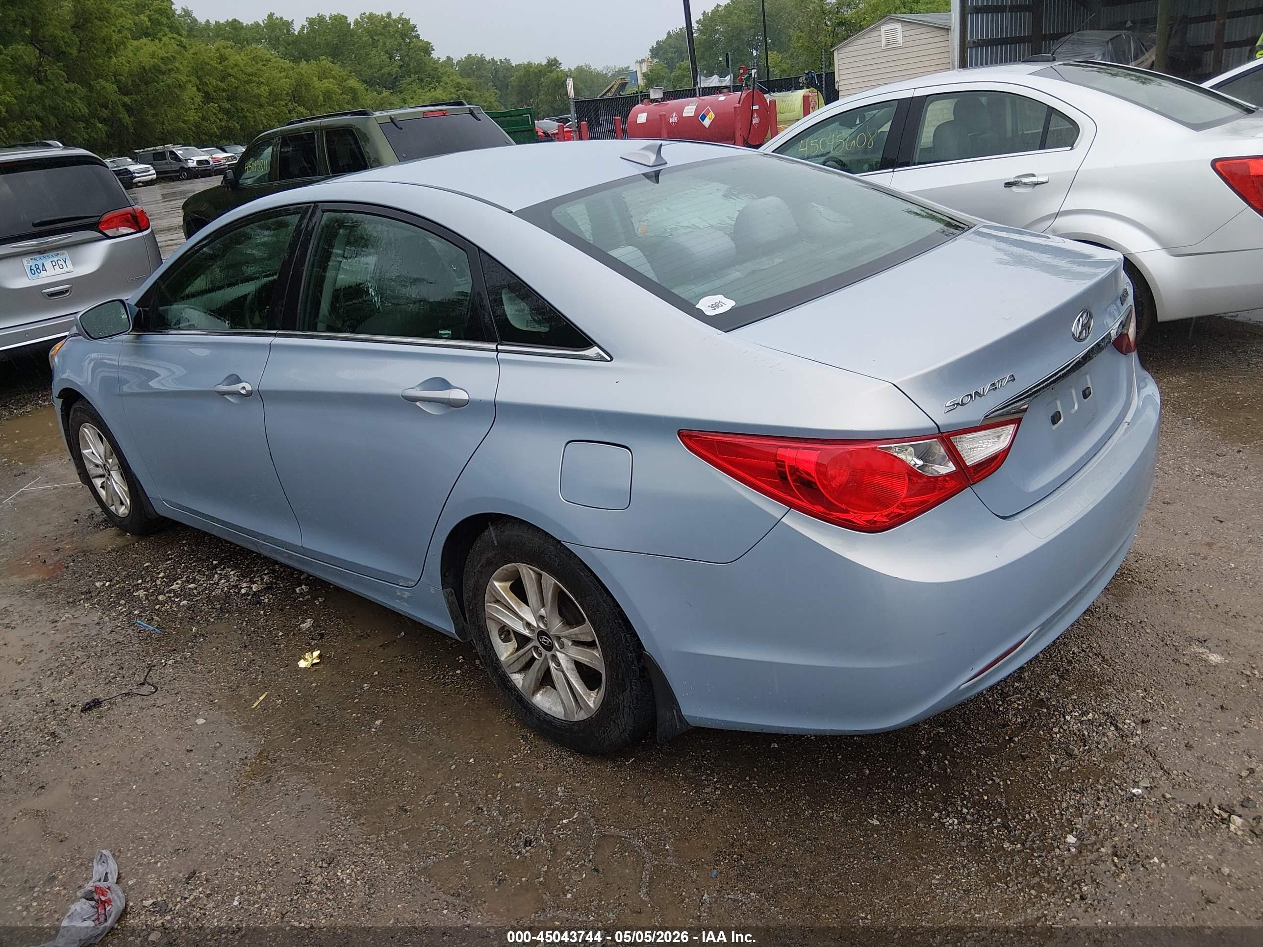 2013 Hyundai Sonata Gls Silver vin: 5NPEB4AC6DH676560