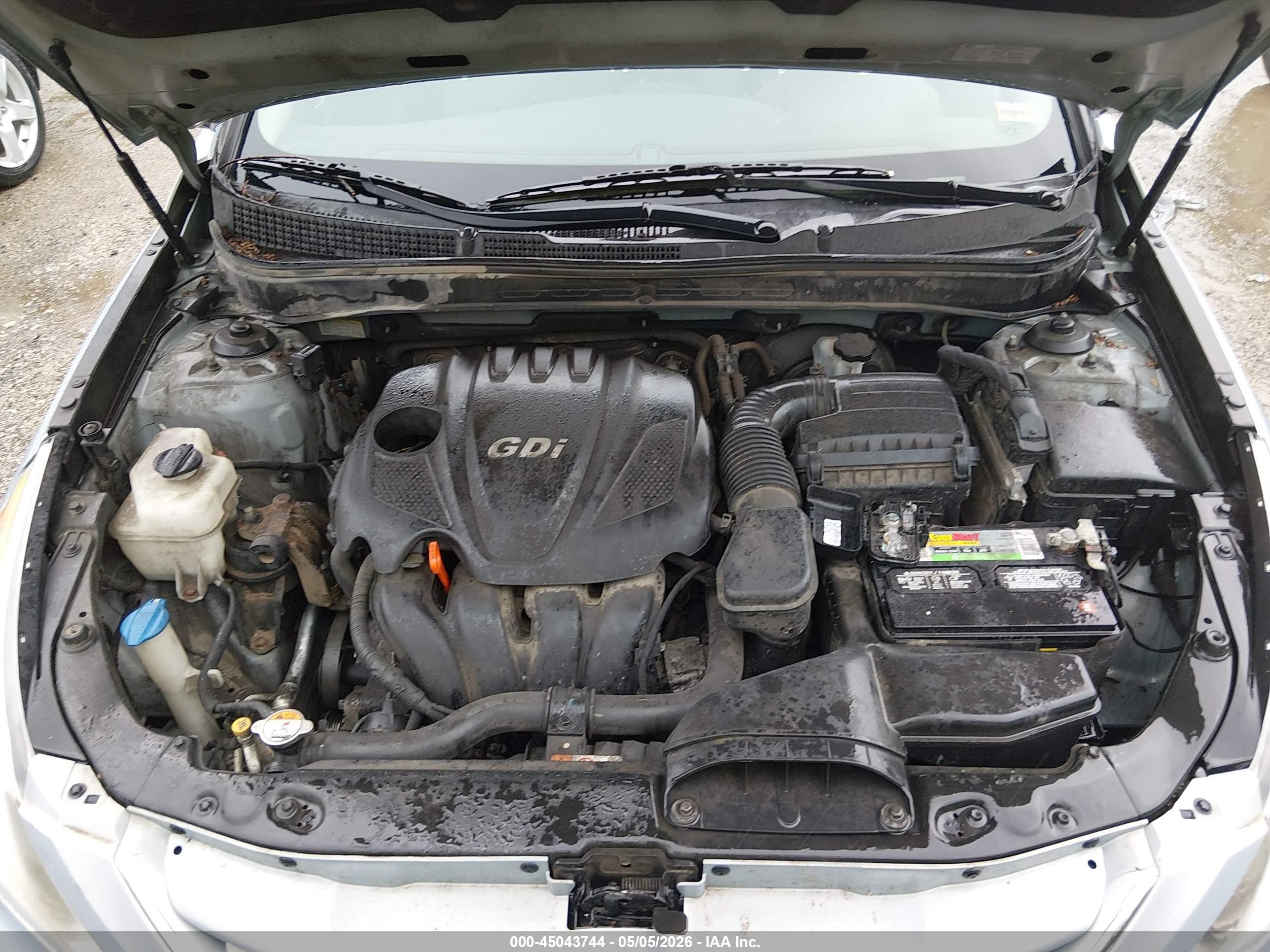 2013 Hyundai Sonata Gls Silver vin: 5NPEB4AC6DH676560