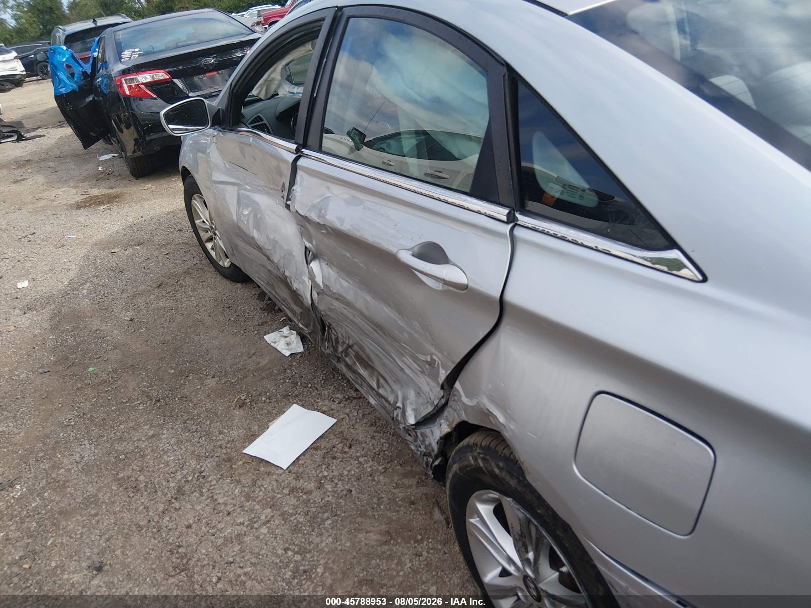 2013 Hyundai Sonata Gls Silver vin: 5NPEB4AC6DH678518
