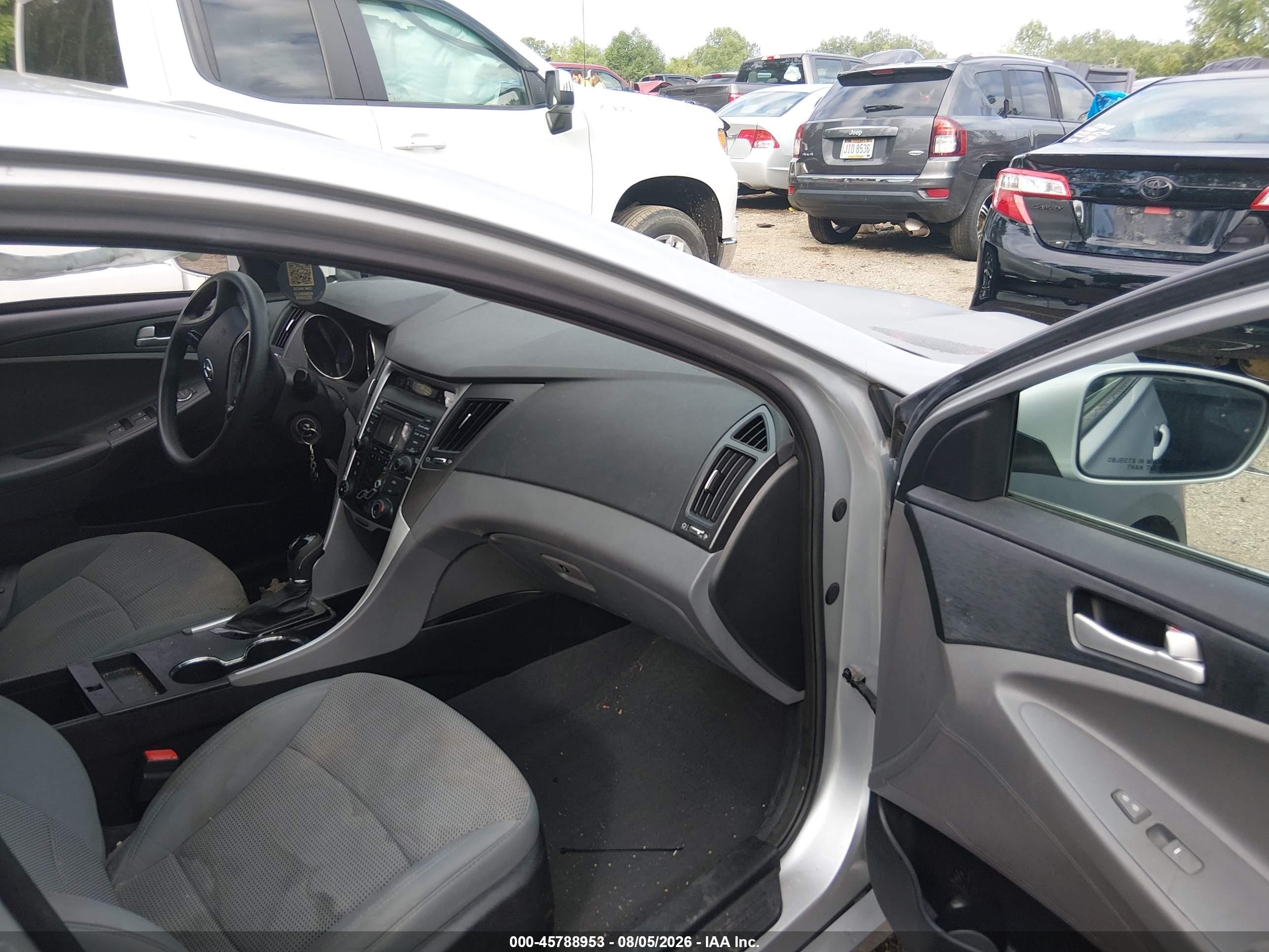 2013 Hyundai Sonata Gls Silver vin: 5NPEB4AC6DH678518