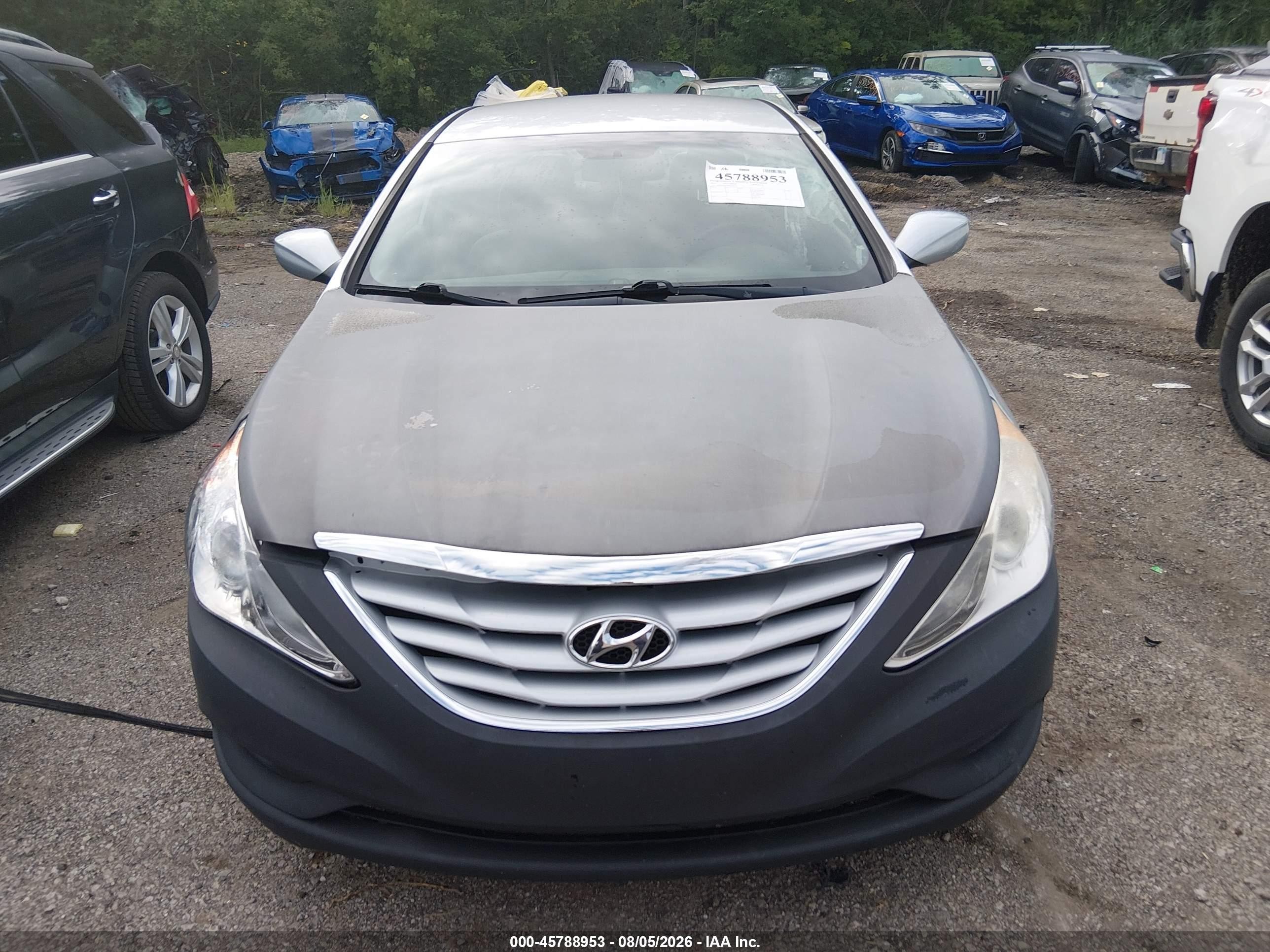 2013 Hyundai Sonata Gls Silver vin: 5NPEB4AC6DH678518