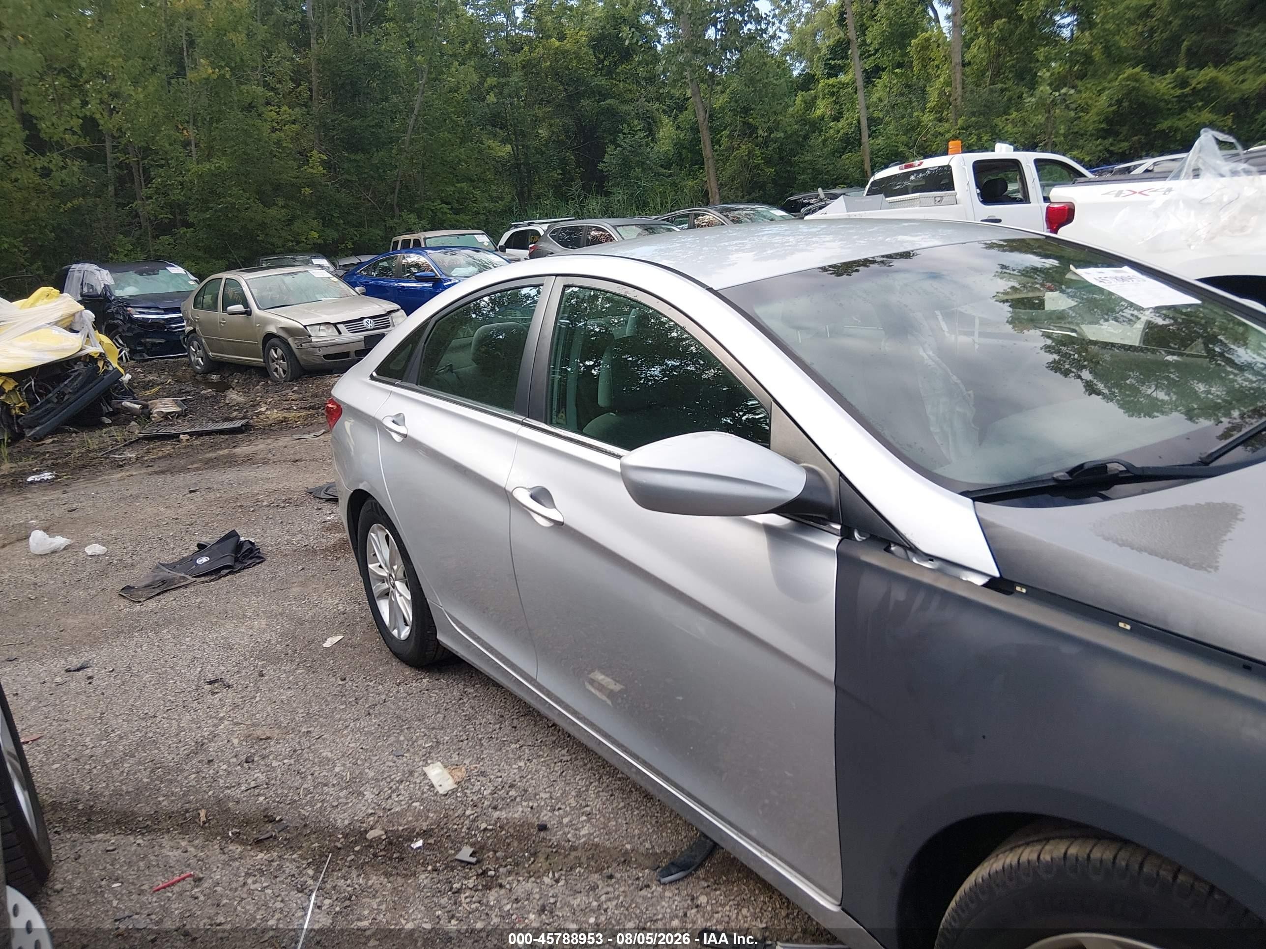 2013 Hyundai Sonata Gls Silver vin: 5NPEB4AC6DH678518