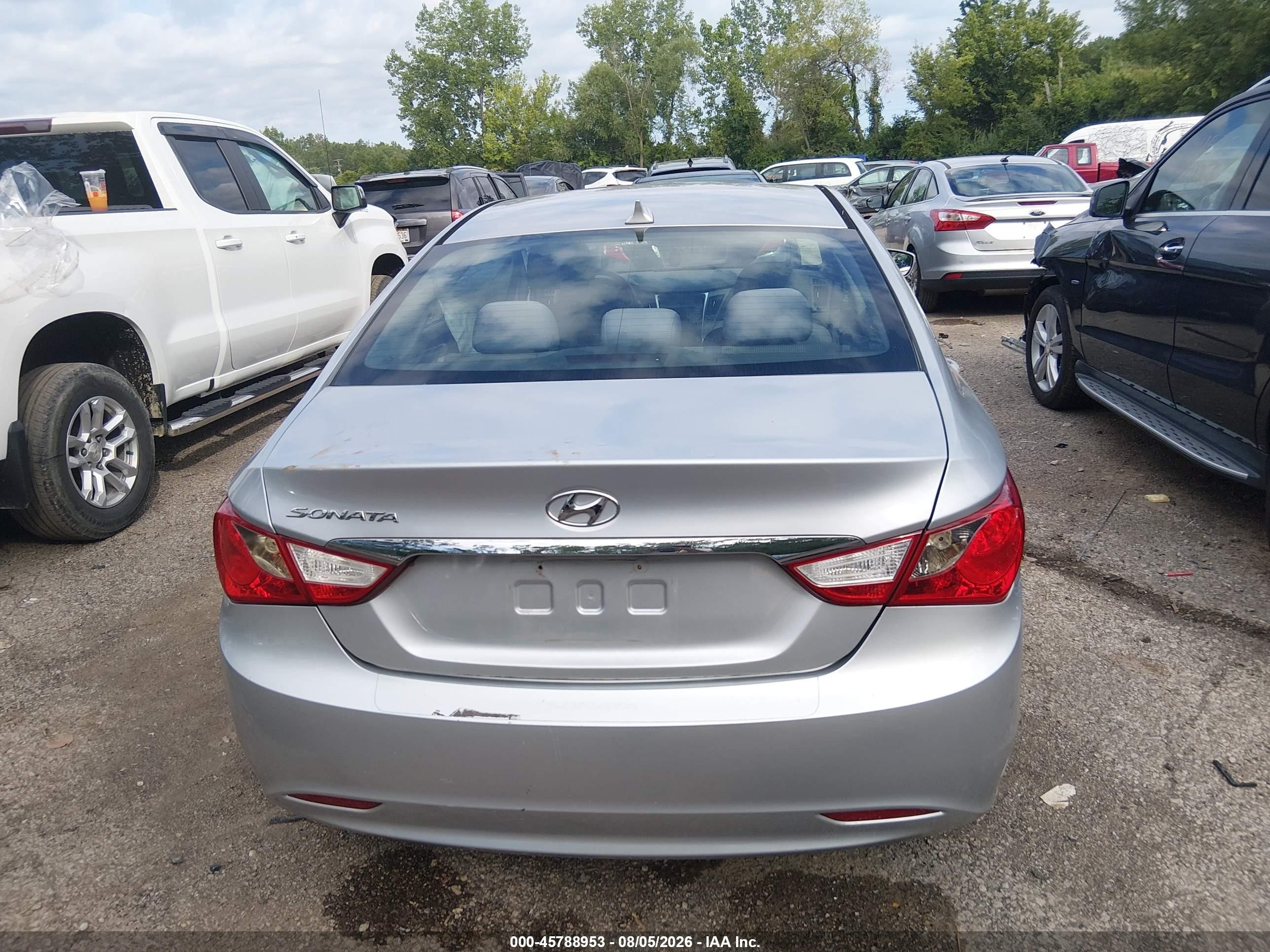 2013 Hyundai Sonata Gls Silver vin: 5NPEB4AC6DH678518