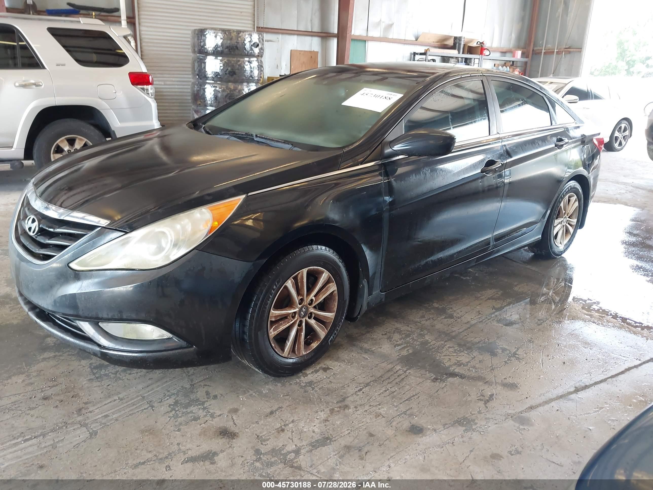 2013 Hyundai Sonata Gls Black vin: 5NPEB4AC6DH679068
