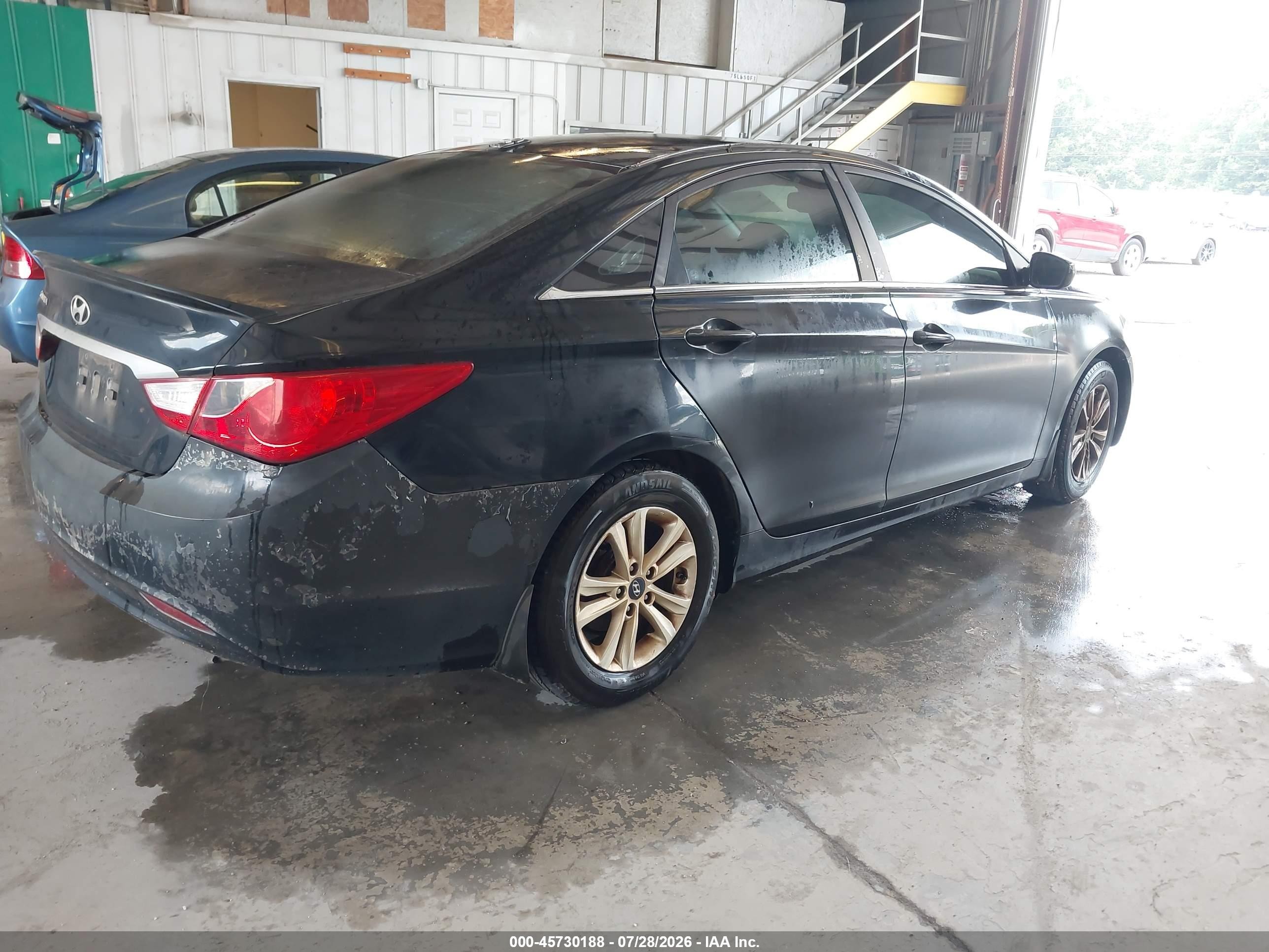 2013 Hyundai Sonata Gls Black vin: 5NPEB4AC6DH679068