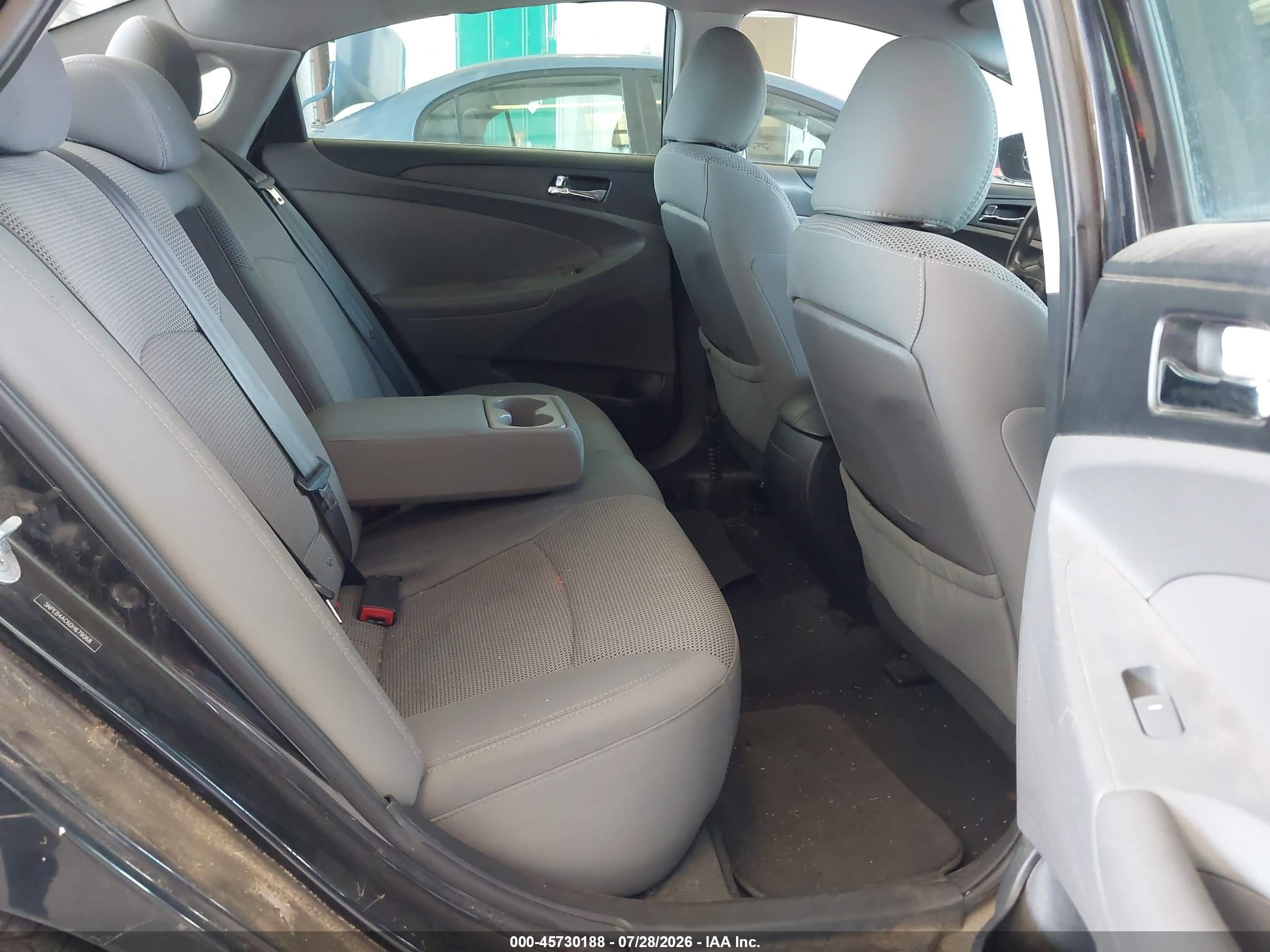 2013 Hyundai Sonata Gls Black vin: 5NPEB4AC6DH679068