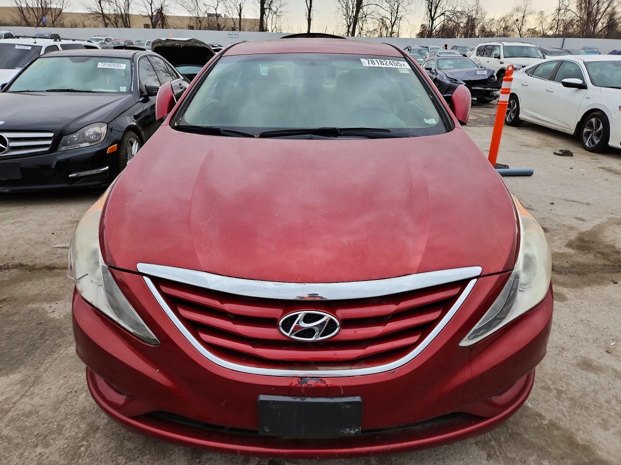 2013 Hyundai Sonata Gls Red vin: 5NPEB4AC6DH679409
