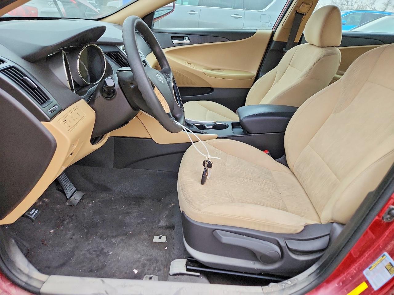 2013 Hyundai Sonata Gls Red vin: 5NPEB4AC6DH679409