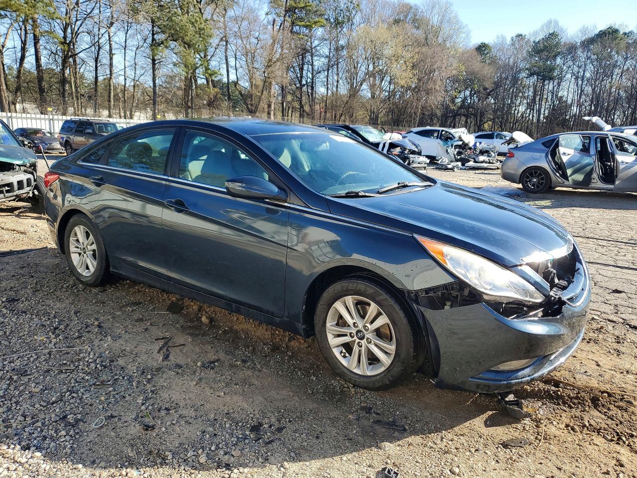 2013 Hyundai Sonata Gls Blue vin: 5NPEB4AC6DH686098