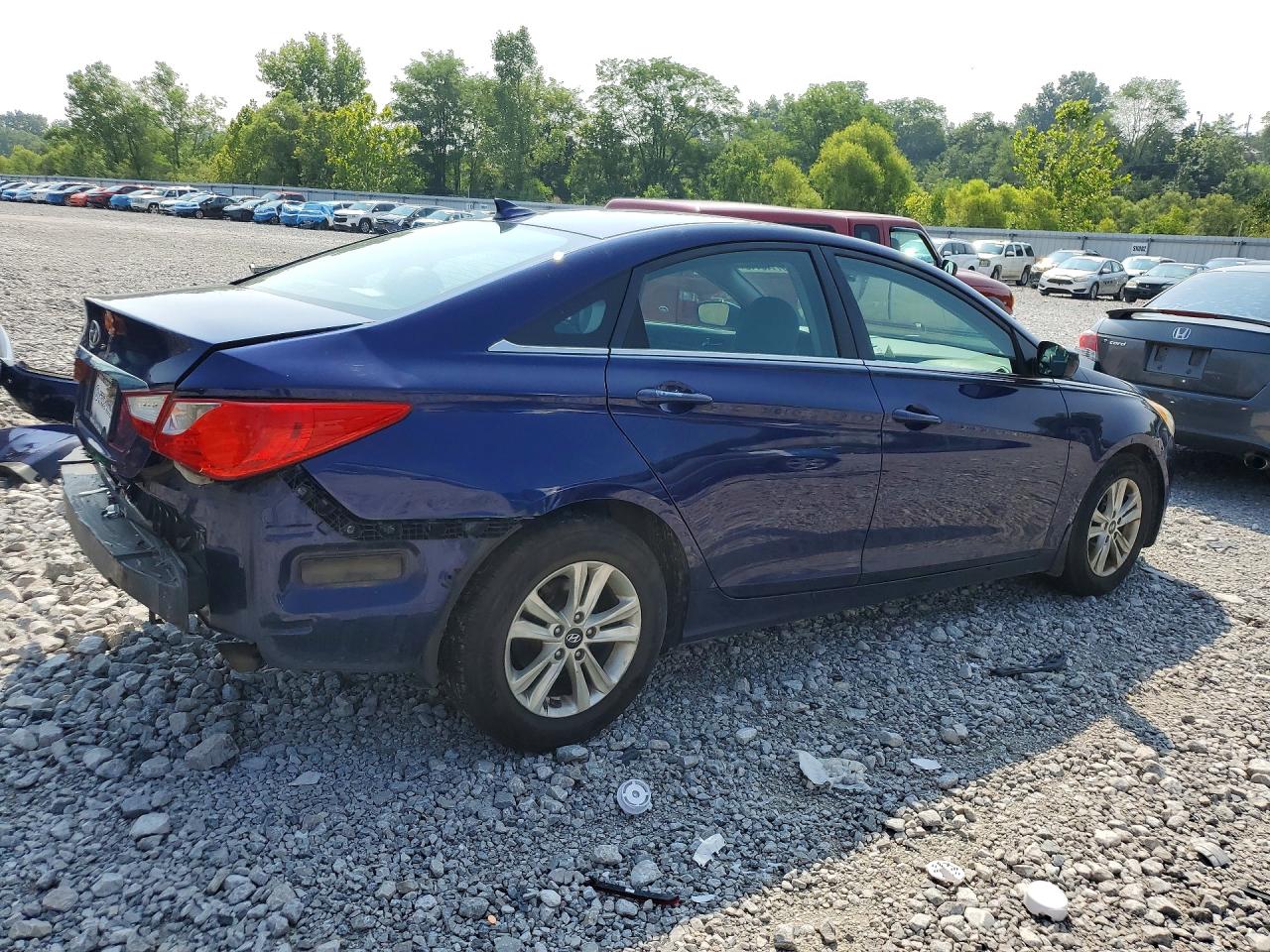 2013 Hyundai Sonata Gls Blue vin: 5NPEB4AC6DH686702