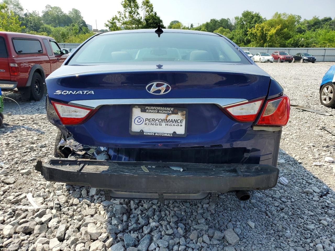 2013 Hyundai Sonata Gls Blue vin: 5NPEB4AC6DH686702