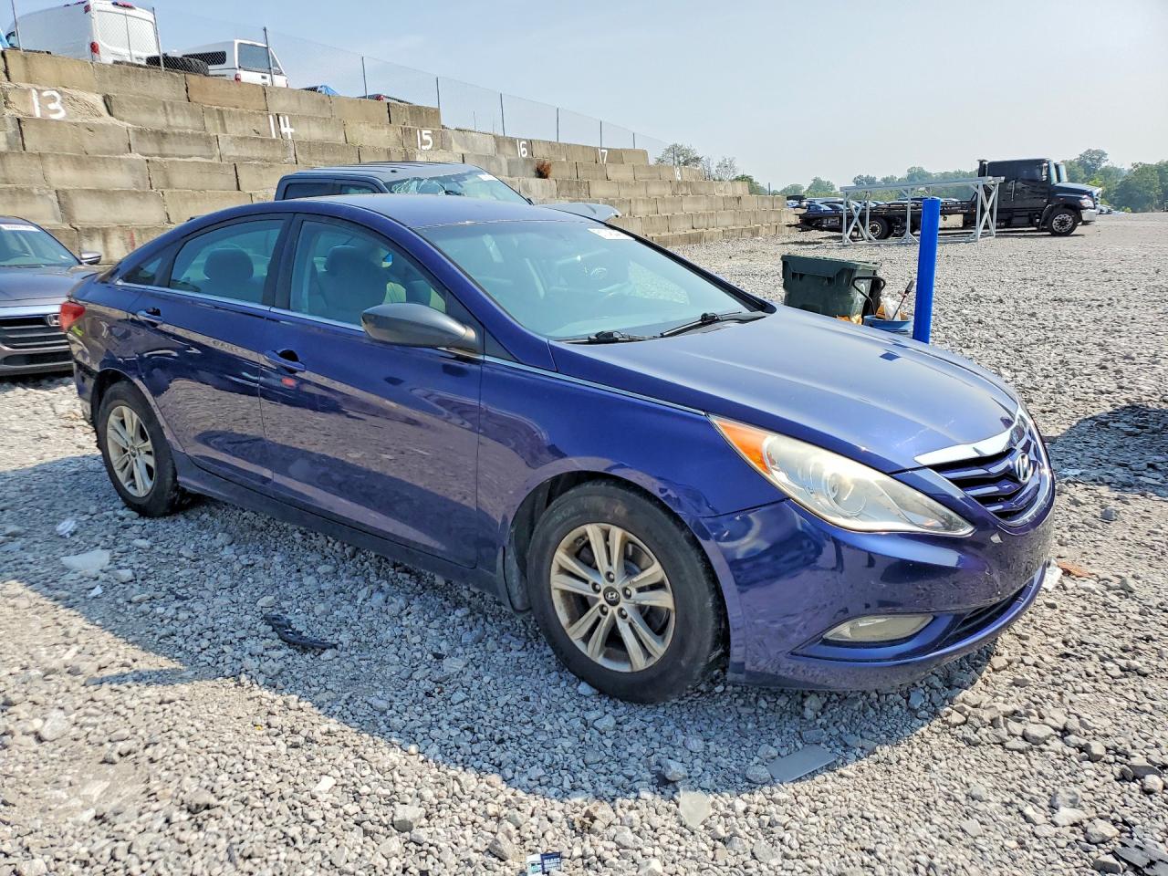 2013 Hyundai Sonata Gls Blue vin: 5NPEB4AC6DH686702