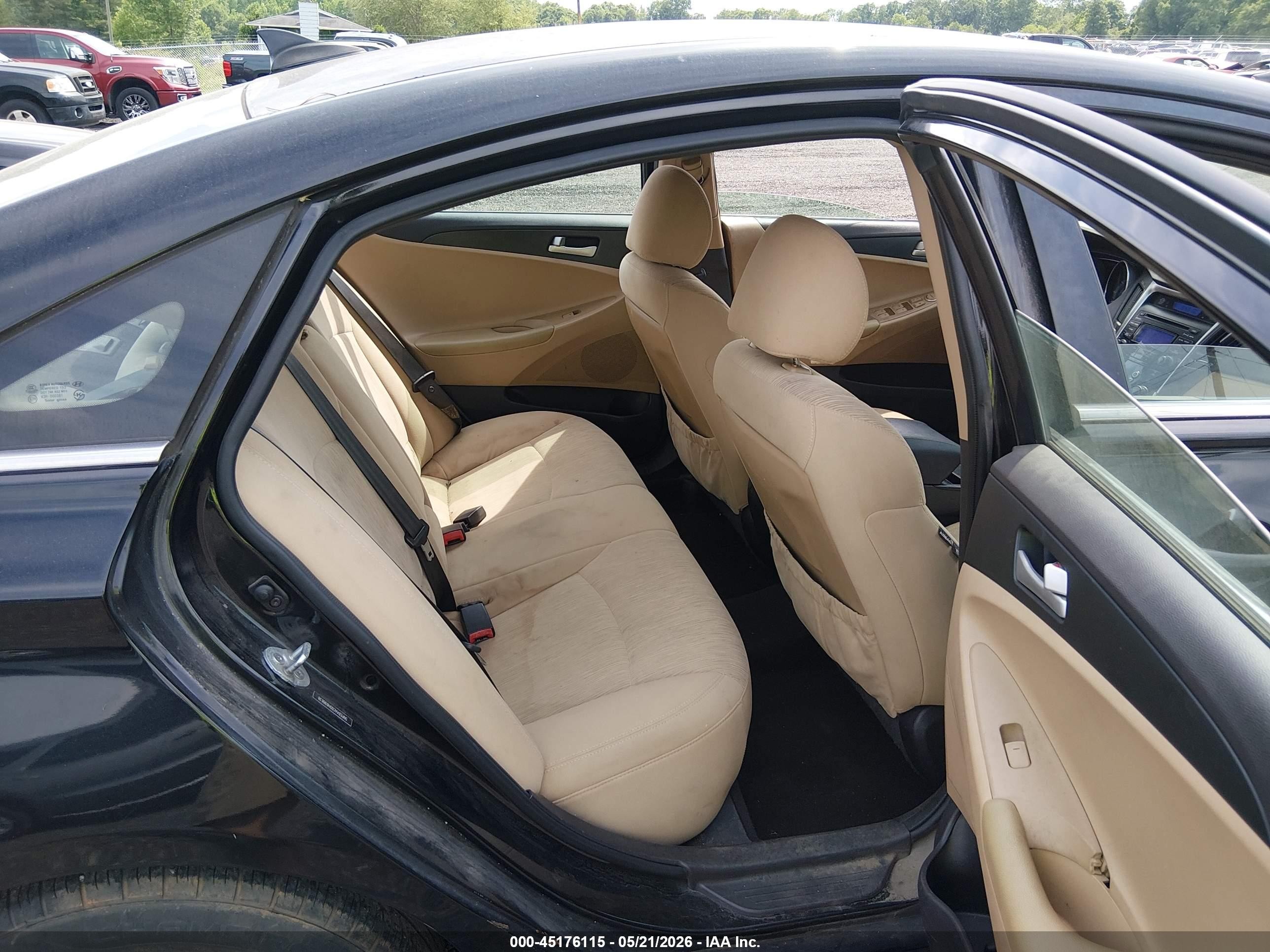 2013 Hyundai Sonata Gls Black vin: 5NPEB4AC6DH698638