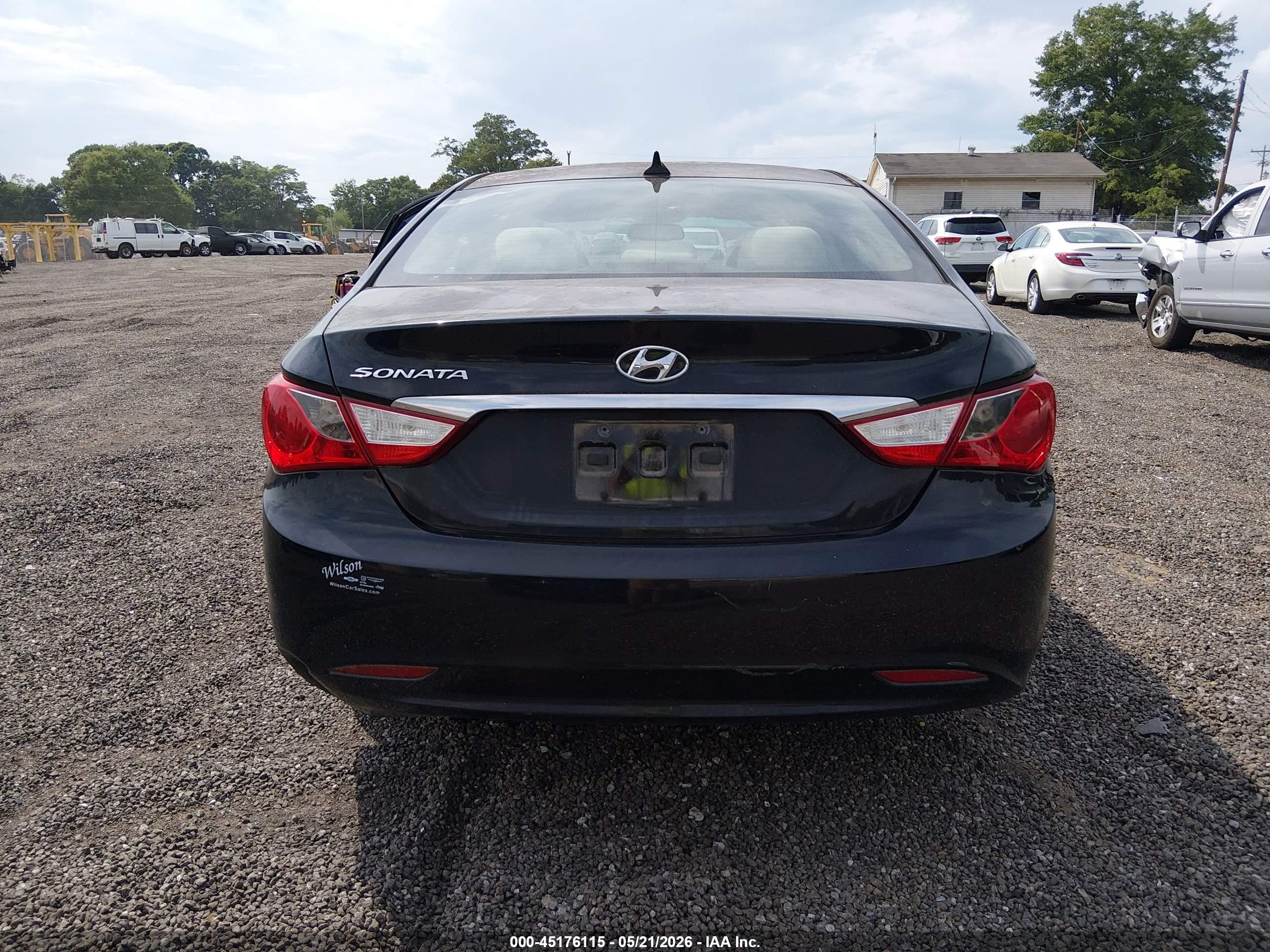 2013 Hyundai Sonata Gls Black vin: 5NPEB4AC6DH698638