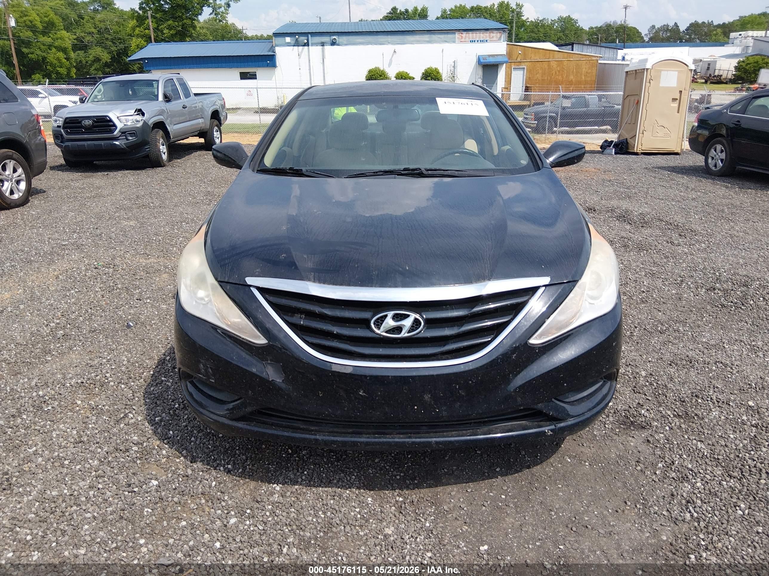 2013 Hyundai Sonata Gls Black vin: 5NPEB4AC6DH698638