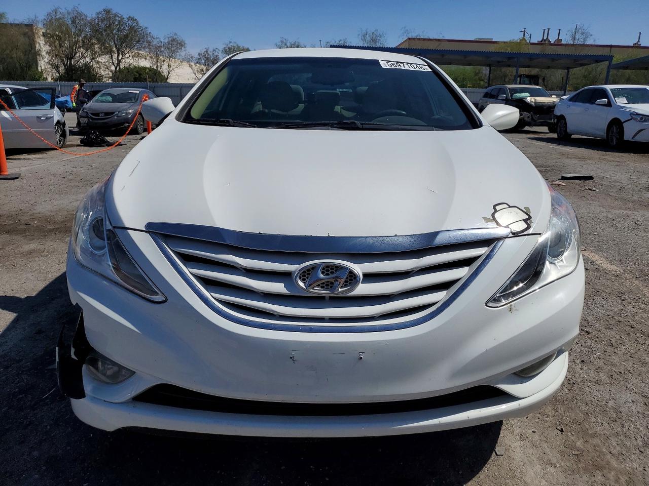 2013 Hyundai Sonata Gls White vin: 5NPEB4AC6DH699143
