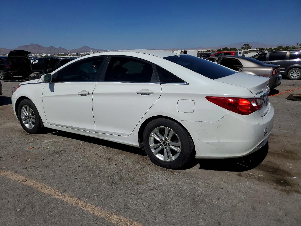 2013 Hyundai Sonata Gls White vin: 5NPEB4AC6DH699143