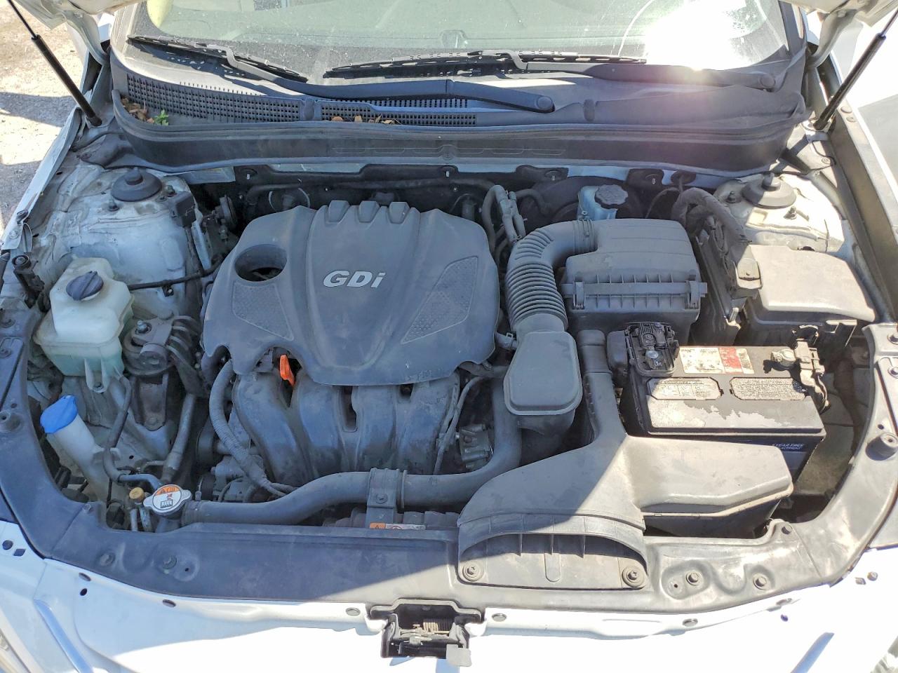2013 Hyundai Sonata Gls White vin: 5NPEB4AC6DH699143