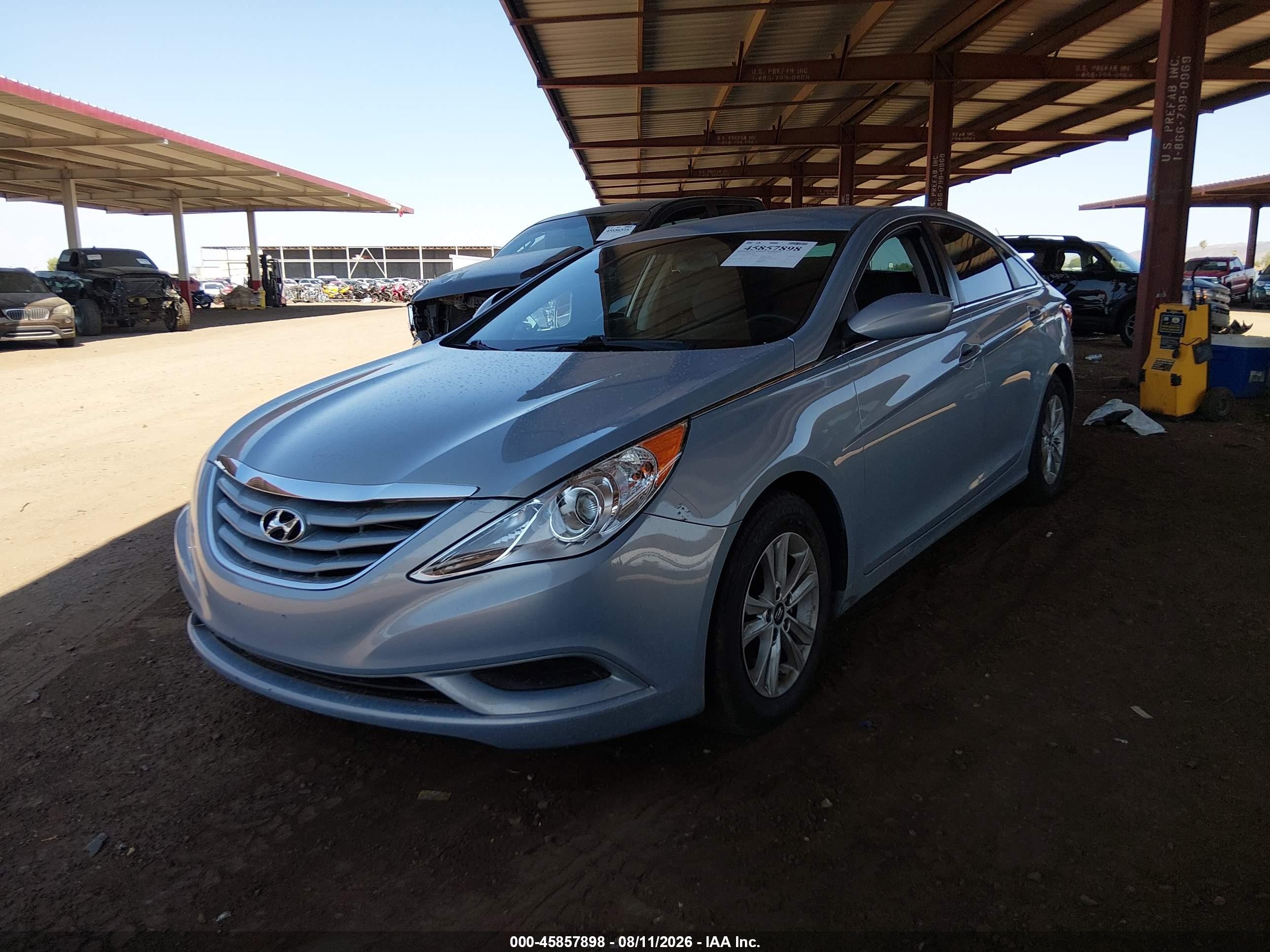 2013 Hyundai Sonata Gls Light Blue vin: 5NPEB4AC6DH699370
