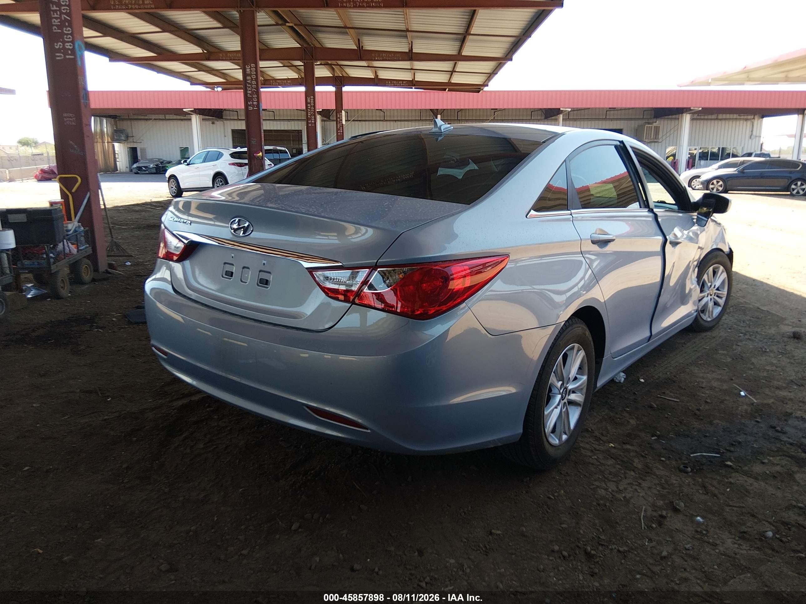 2013 Hyundai Sonata Gls Light Blue vin: 5NPEB4AC6DH699370