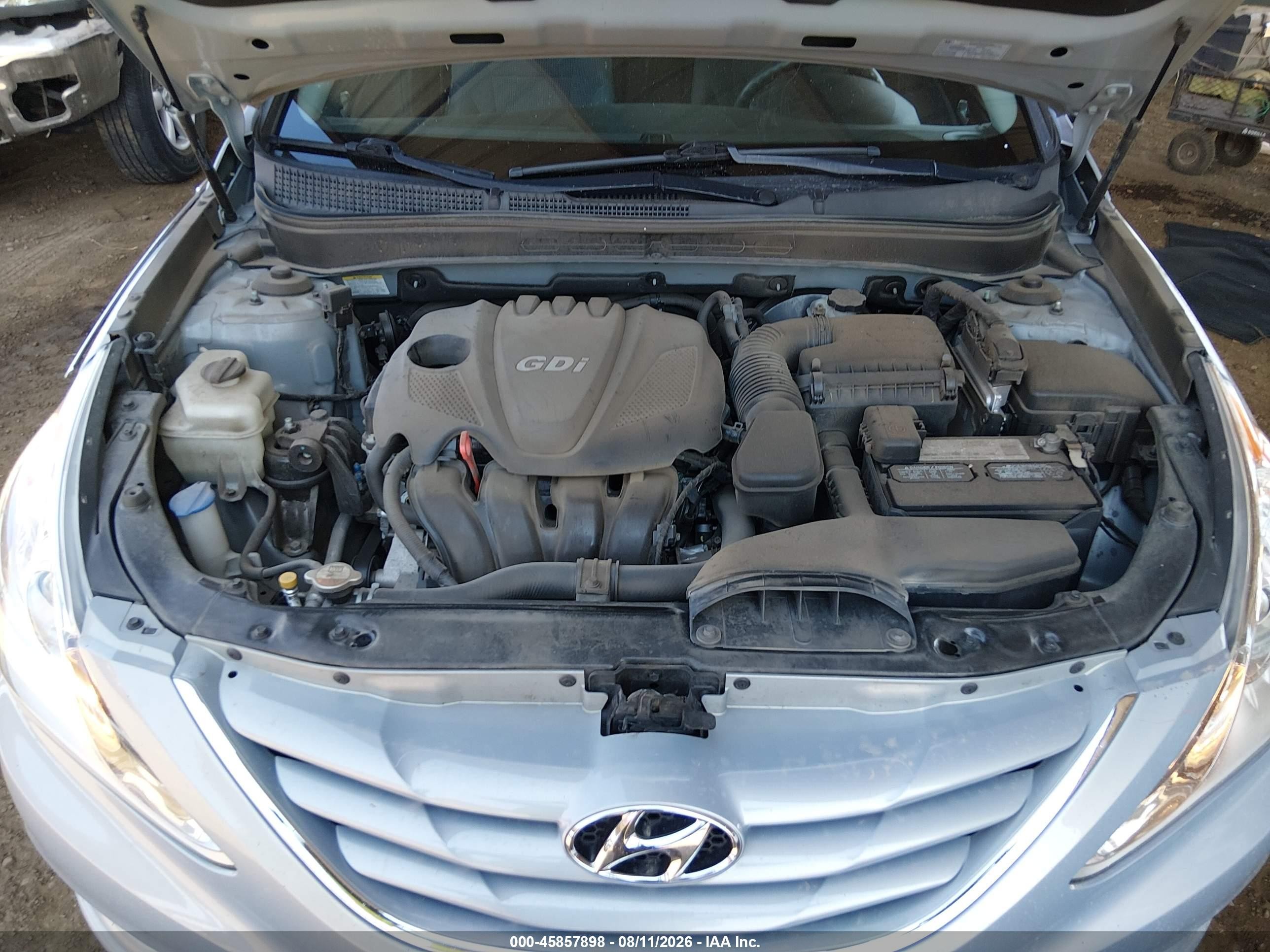 2013 Hyundai Sonata Gls Light Blue vin: 5NPEB4AC6DH699370
