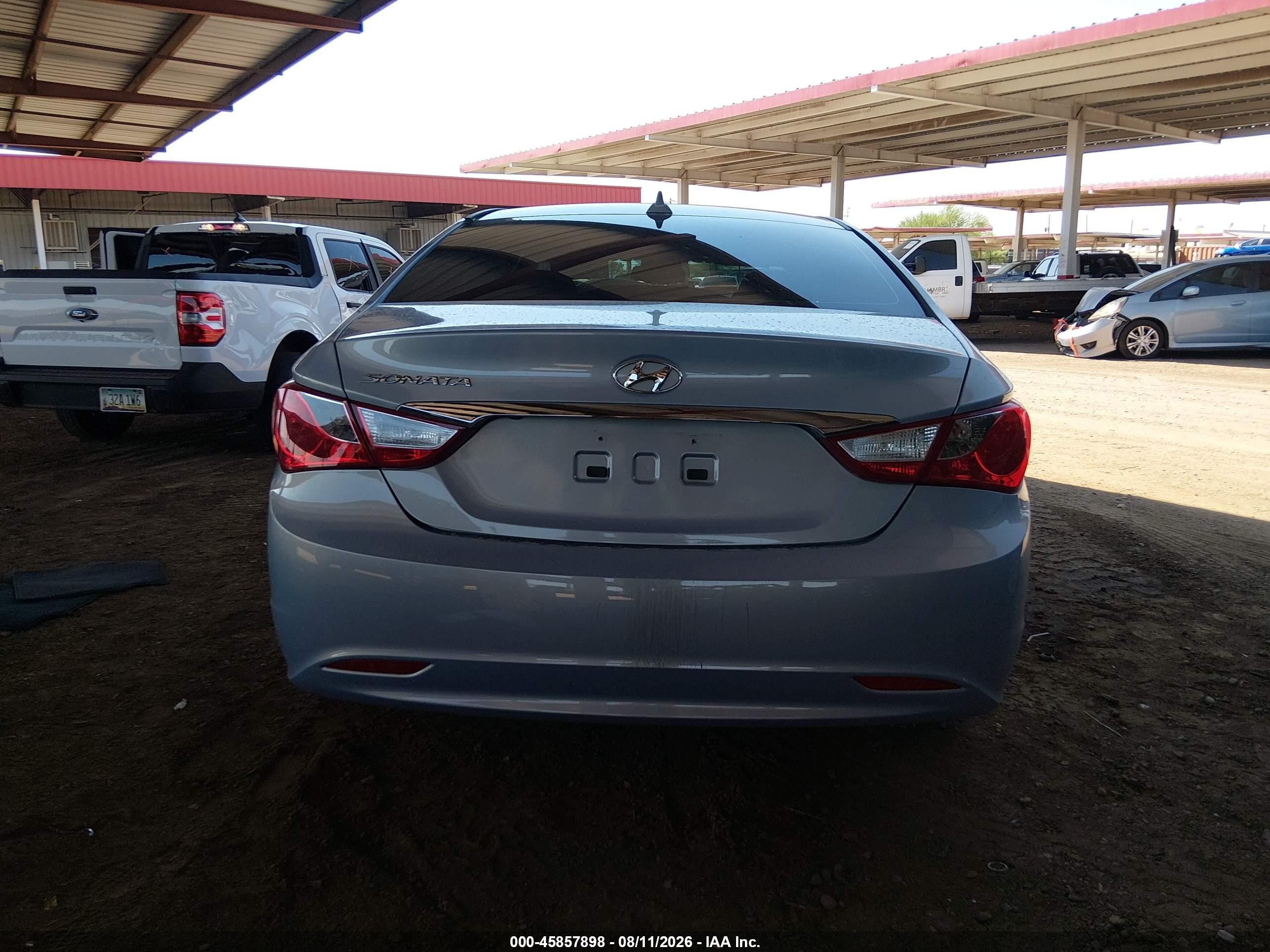 2013 Hyundai Sonata Gls Light Blue vin: 5NPEB4AC6DH699370