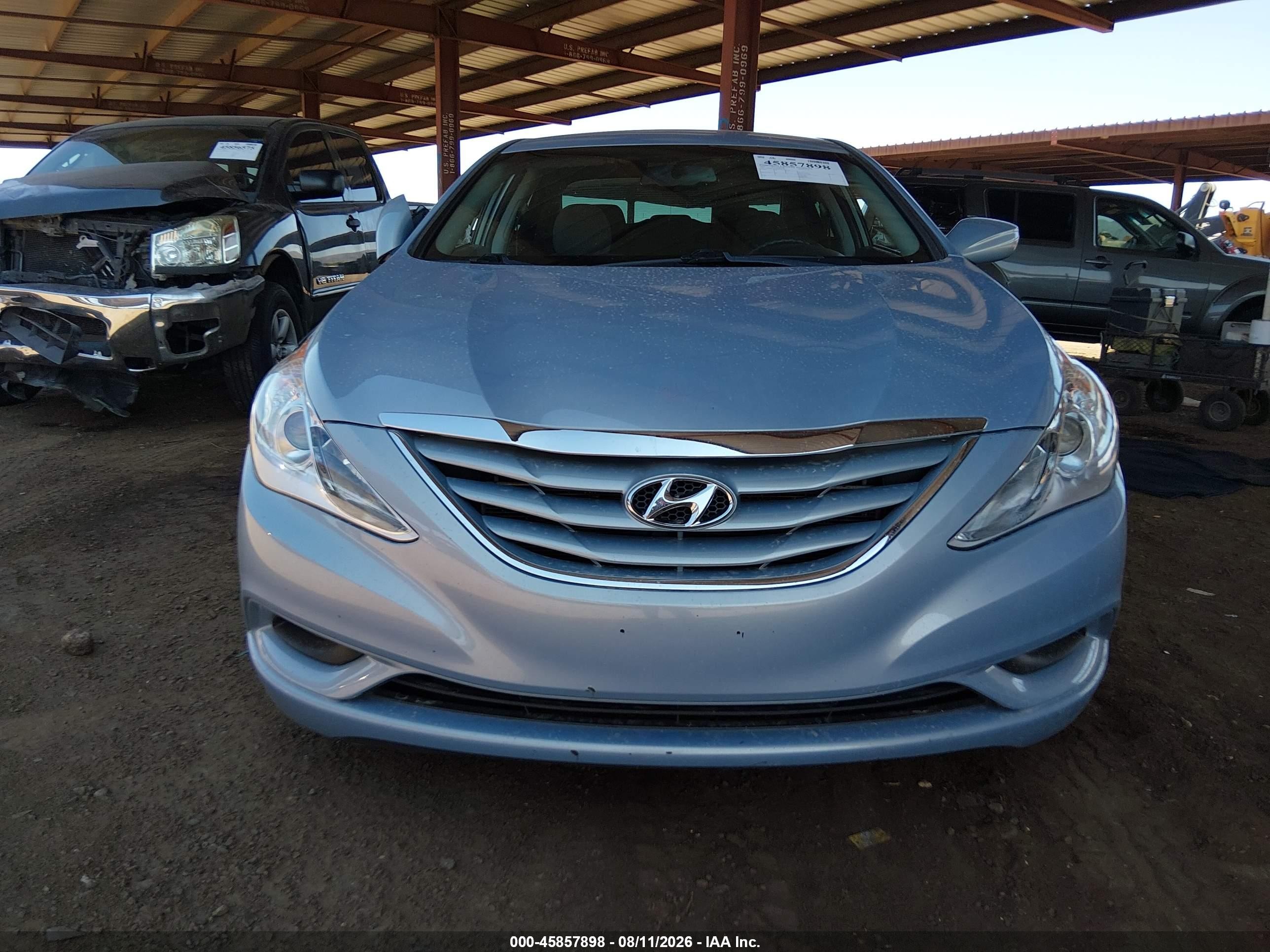 2013 Hyundai Sonata Gls Light Blue vin: 5NPEB4AC6DH699370