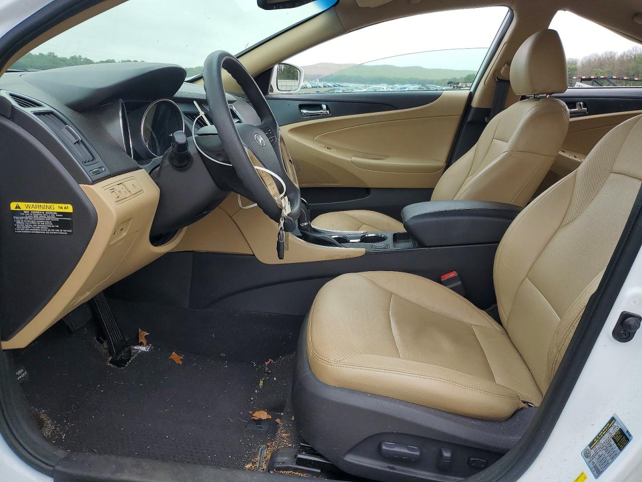 2013 Hyundai Sonata Gls White vin: 5NPEB4AC6DH709234