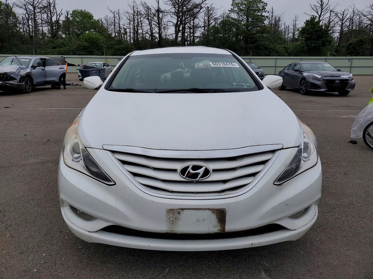 2013 Hyundai Sonata Gls White vin: 5NPEB4AC6DH709234
