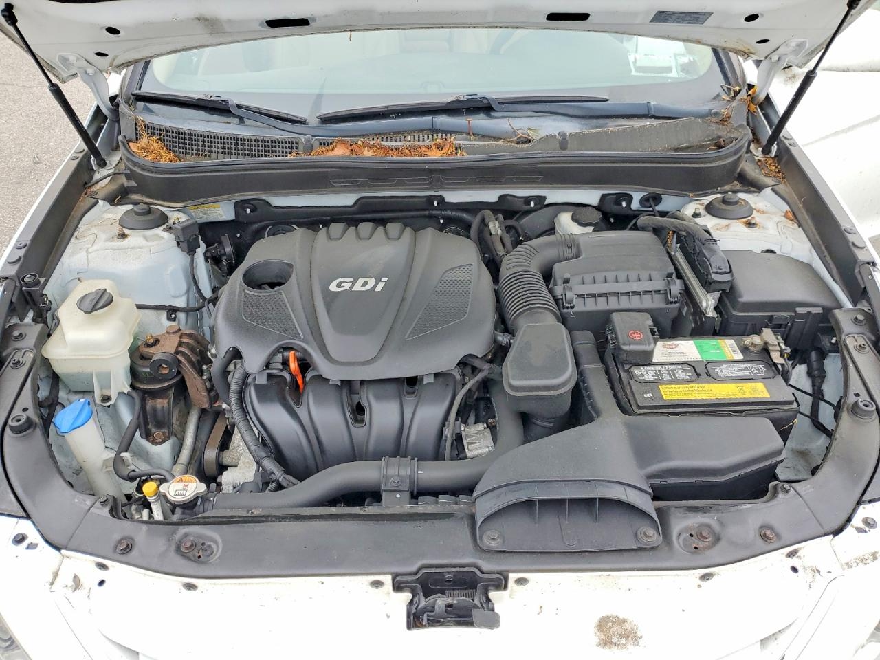 2013 Hyundai Sonata Gls White vin: 5NPEB4AC6DH709234