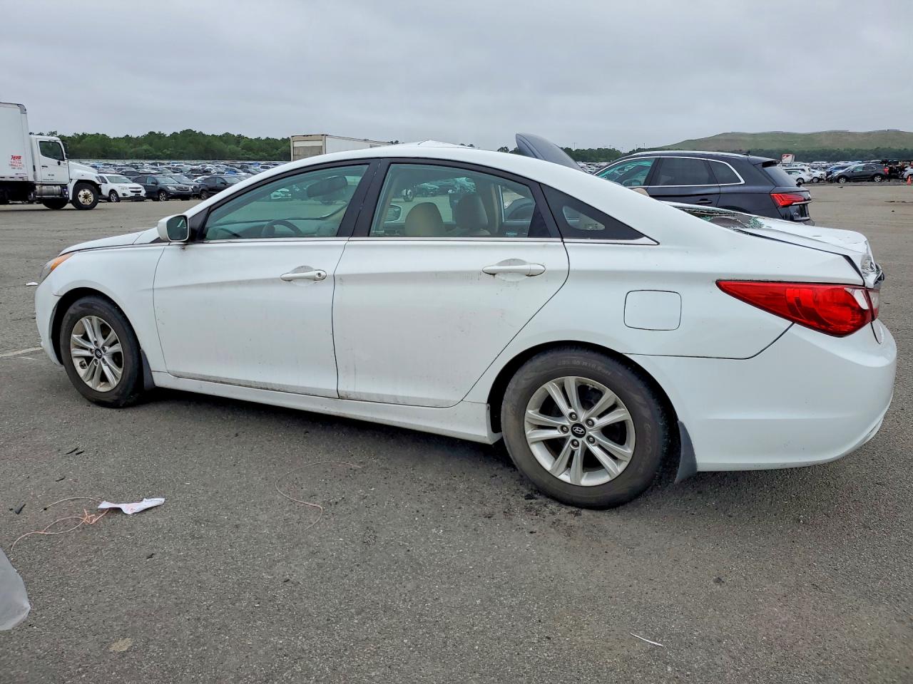 2013 Hyundai Sonata Gls White vin: 5NPEB4AC6DH709234