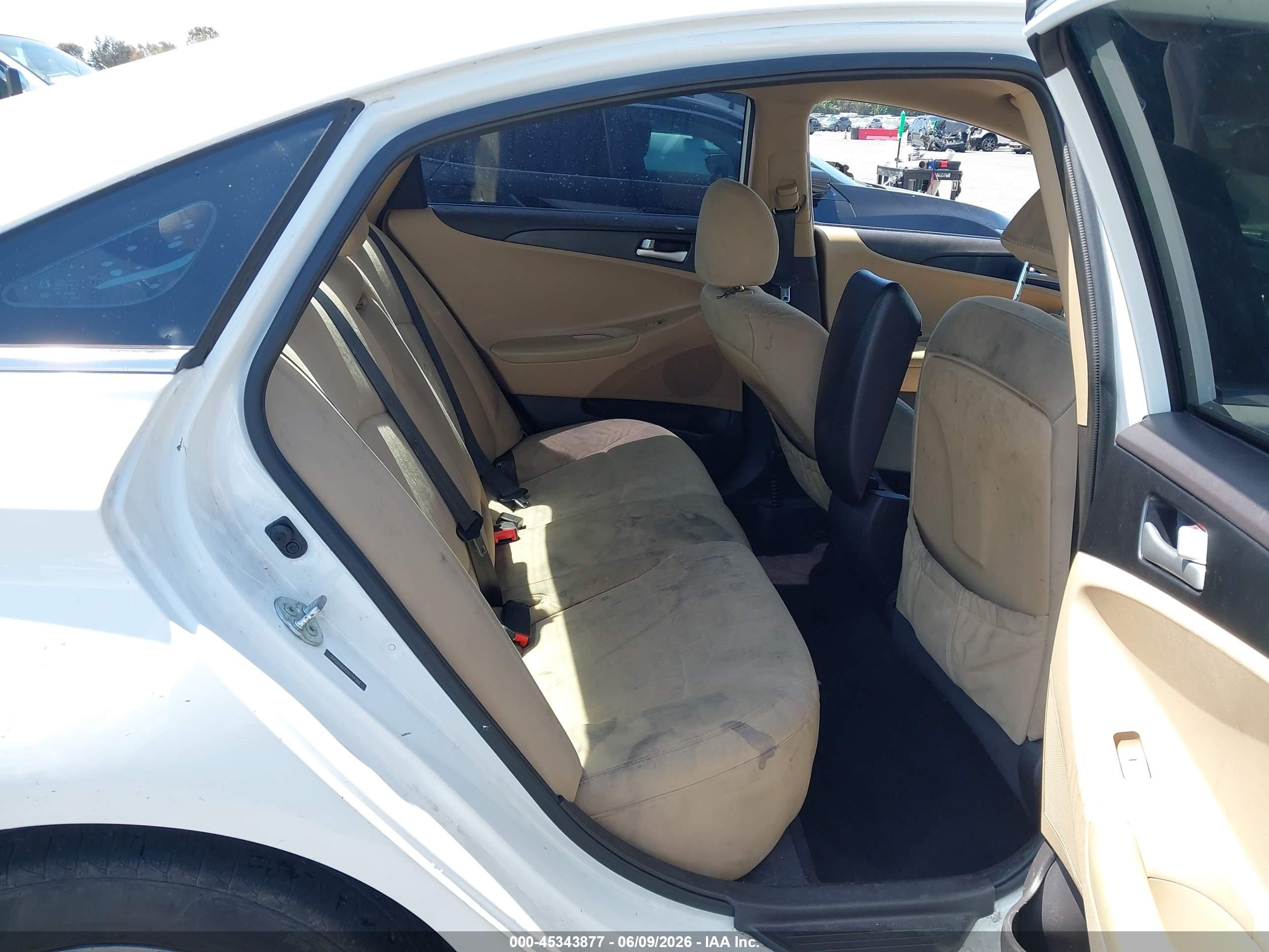 2013 Hyundai Sonata Gls Белый vin: 5NPEB4AC6DH714384