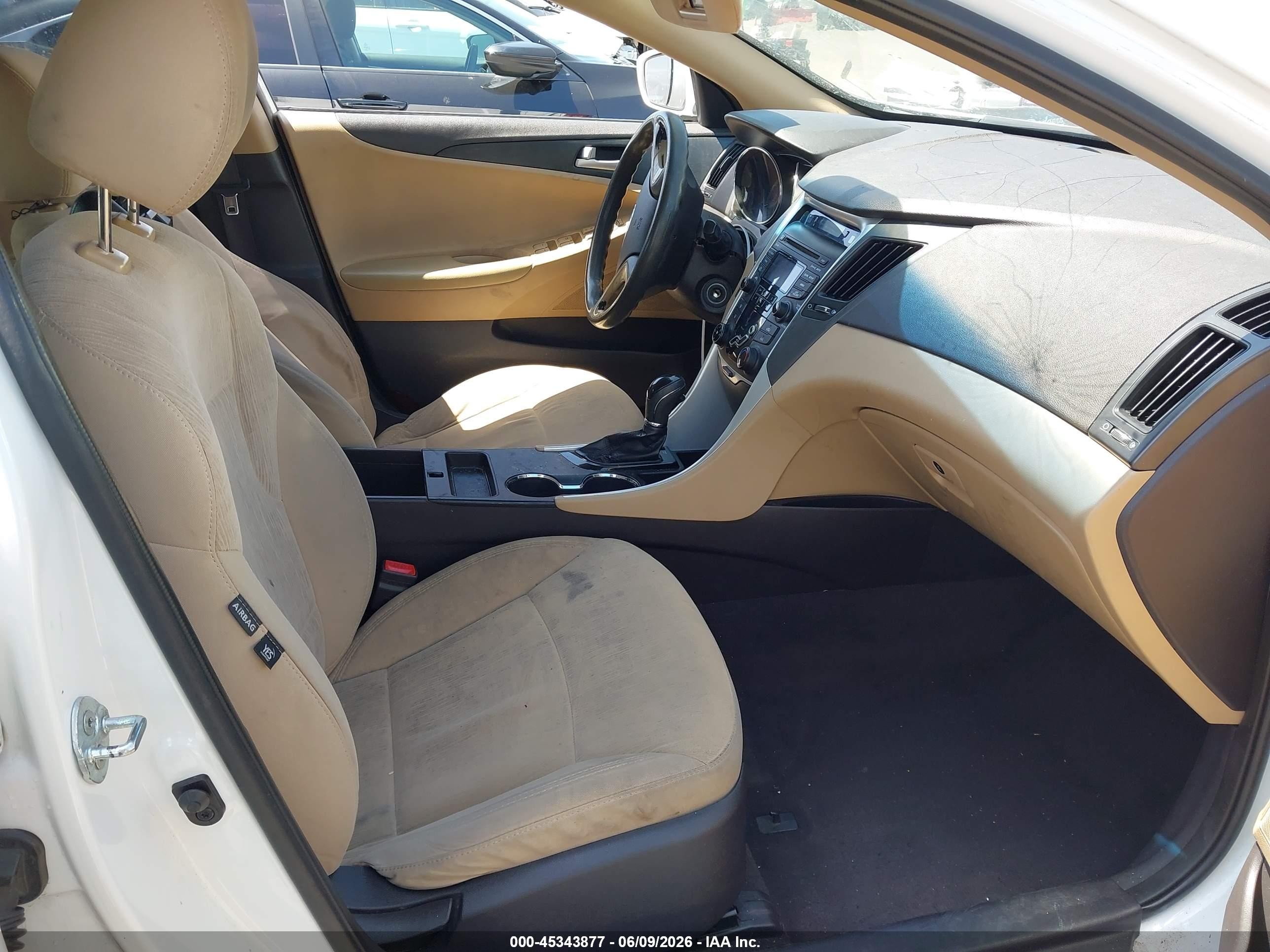 2013 Hyundai Sonata Gls Белый vin: 5NPEB4AC6DH714384