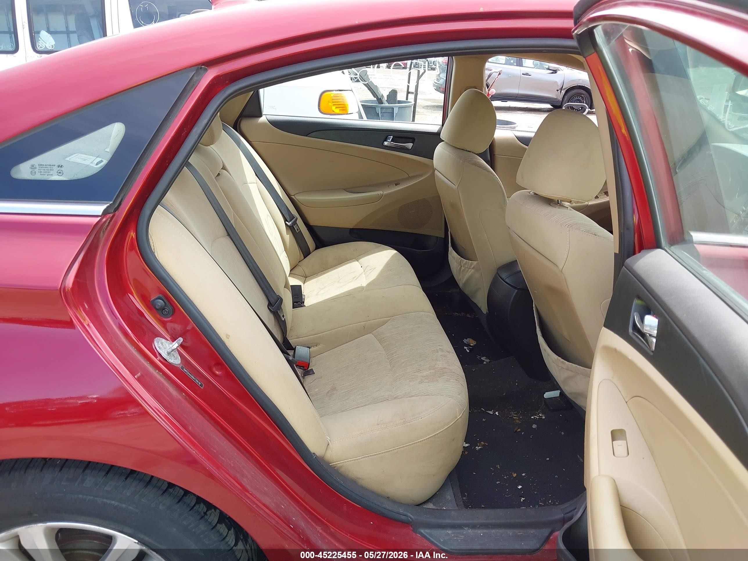 2013 Hyundai Sonata Gls Red vin: 5NPEB4AC6DH729578
