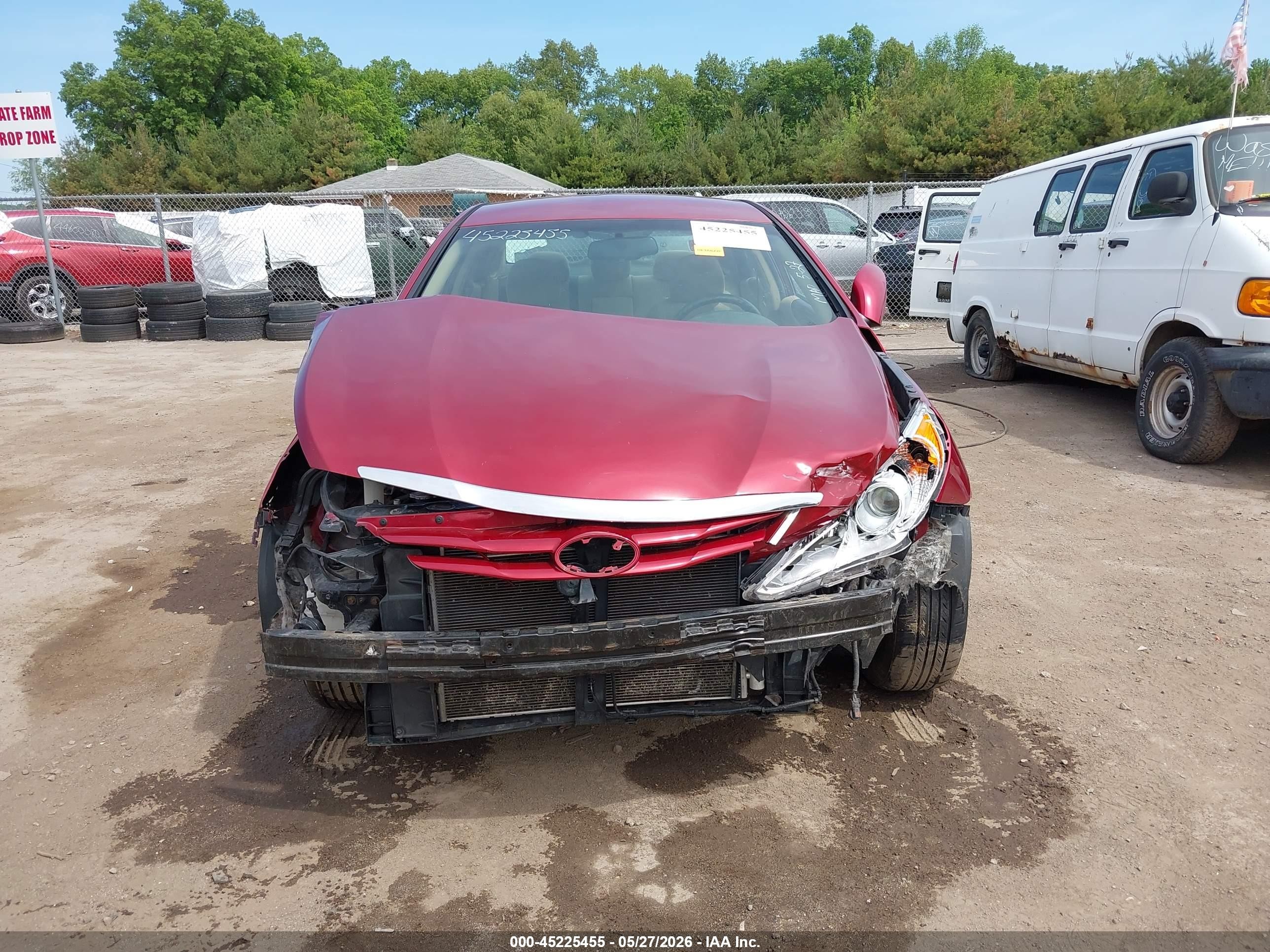 2013 Hyundai Sonata Gls Red vin: 5NPEB4AC6DH729578