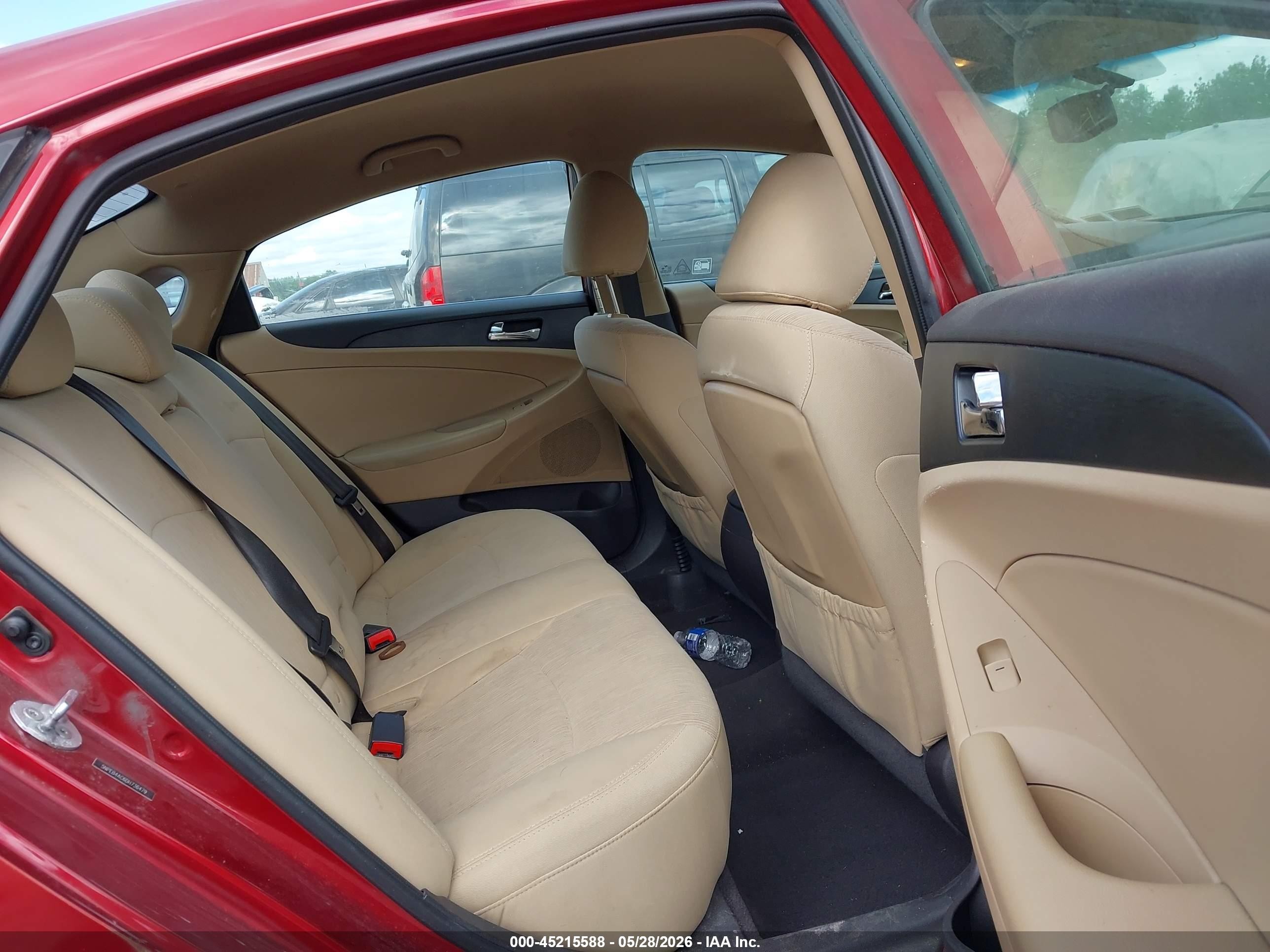 2013 Hyundai Sonata Gls Red vin: 5NPEB4AC6DH736479