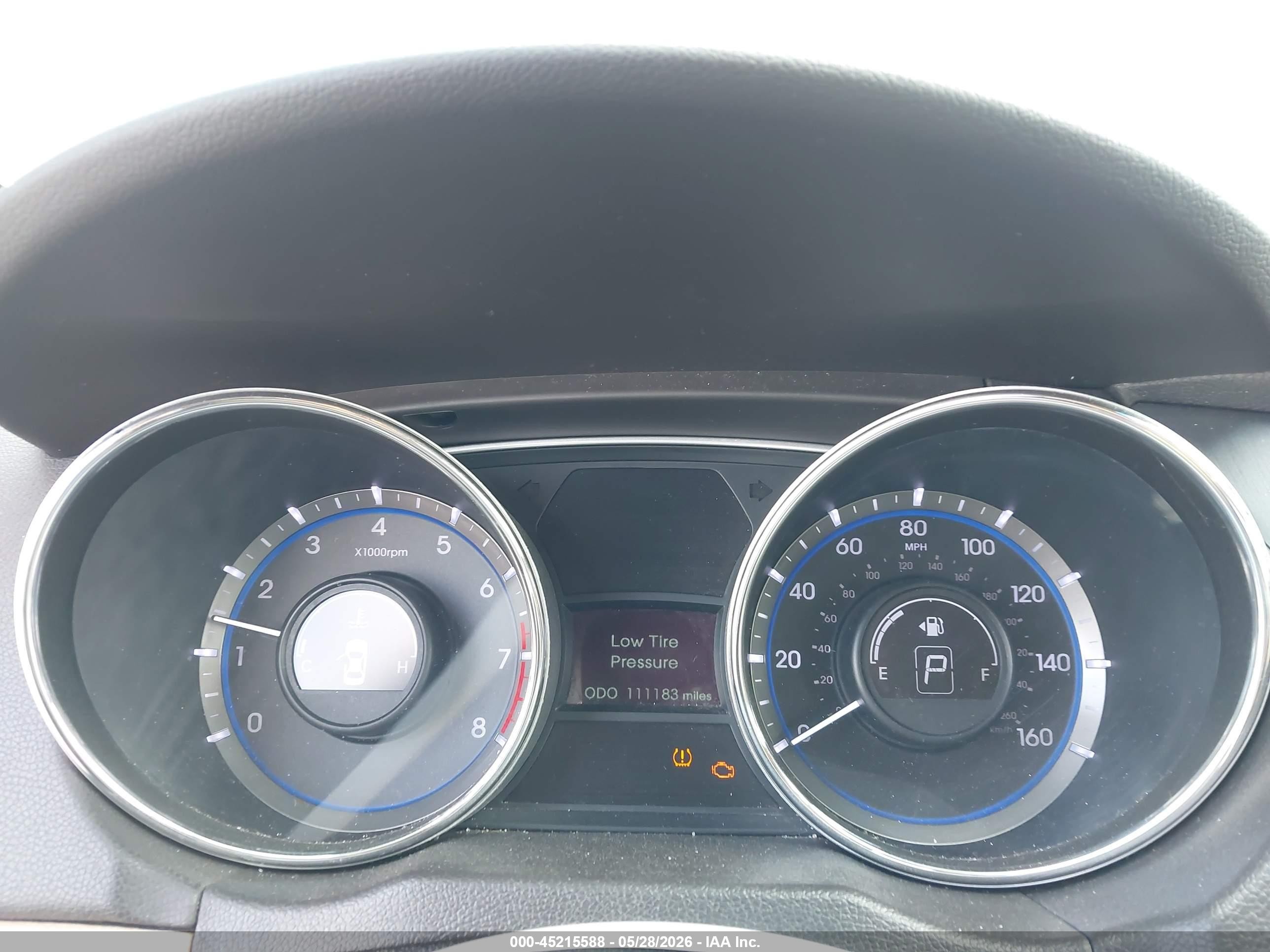 2013 Hyundai Sonata Gls Red vin: 5NPEB4AC6DH736479