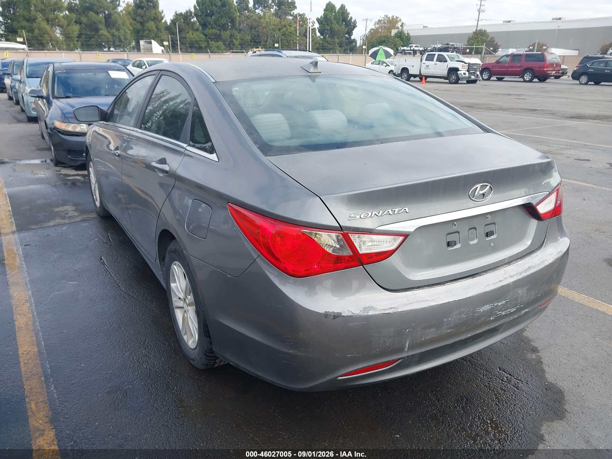 2013 Hyundai Sonata Gls Gray vin: 5NPEB4AC6DH742279