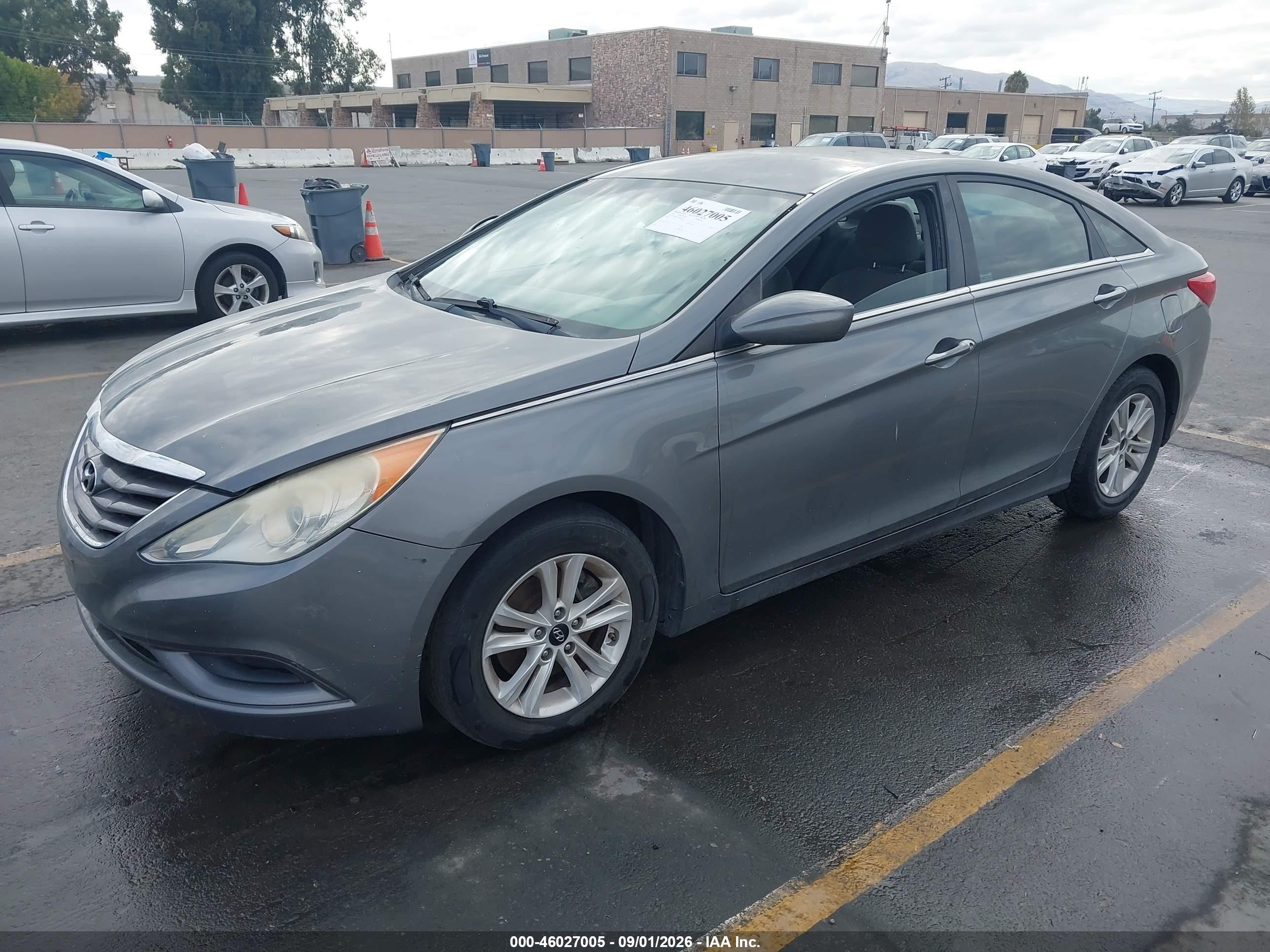 2013 Hyundai Sonata Gls Gray vin: 5NPEB4AC6DH742279