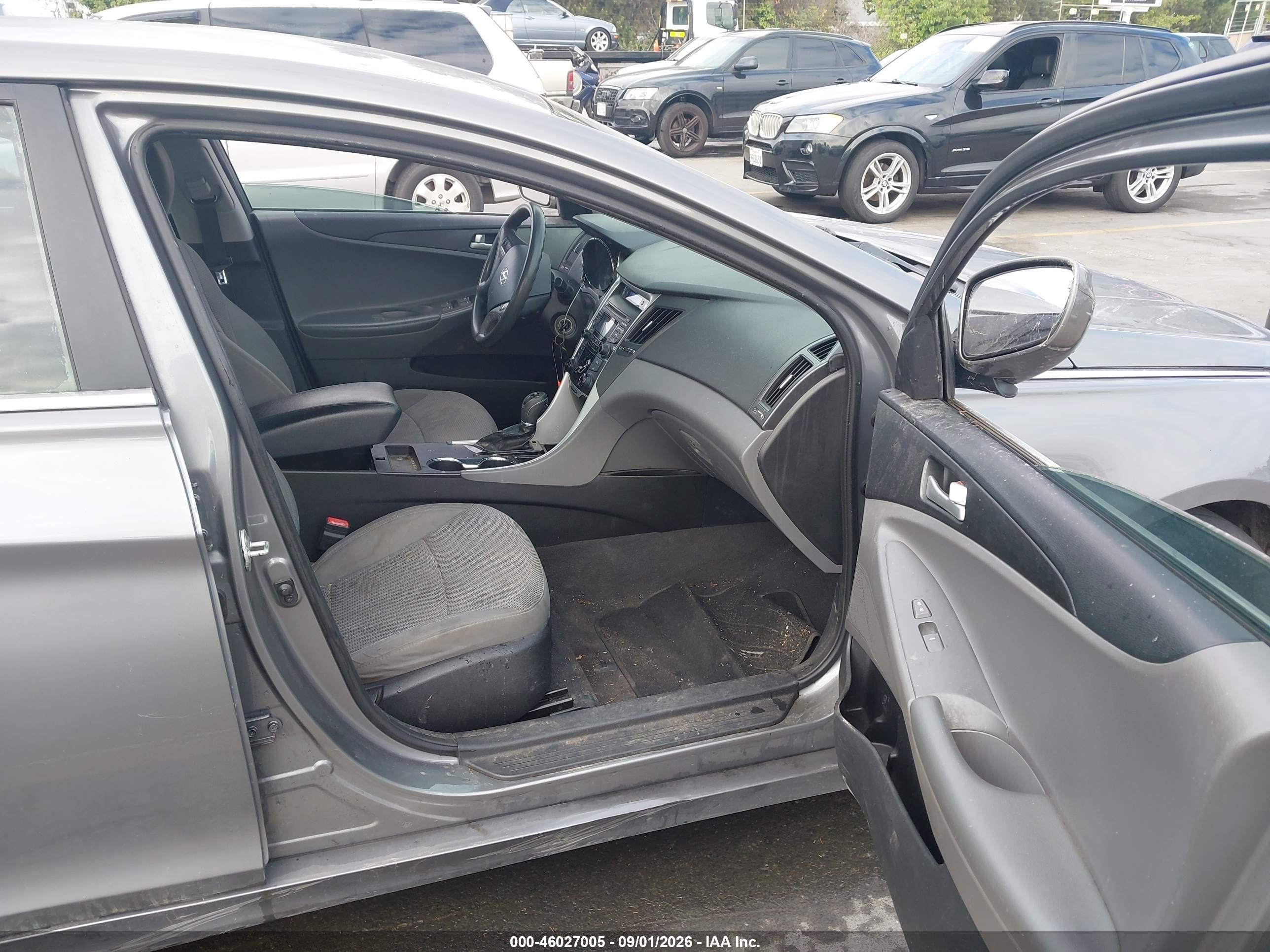 2013 Hyundai Sonata Gls Gray vin: 5NPEB4AC6DH742279