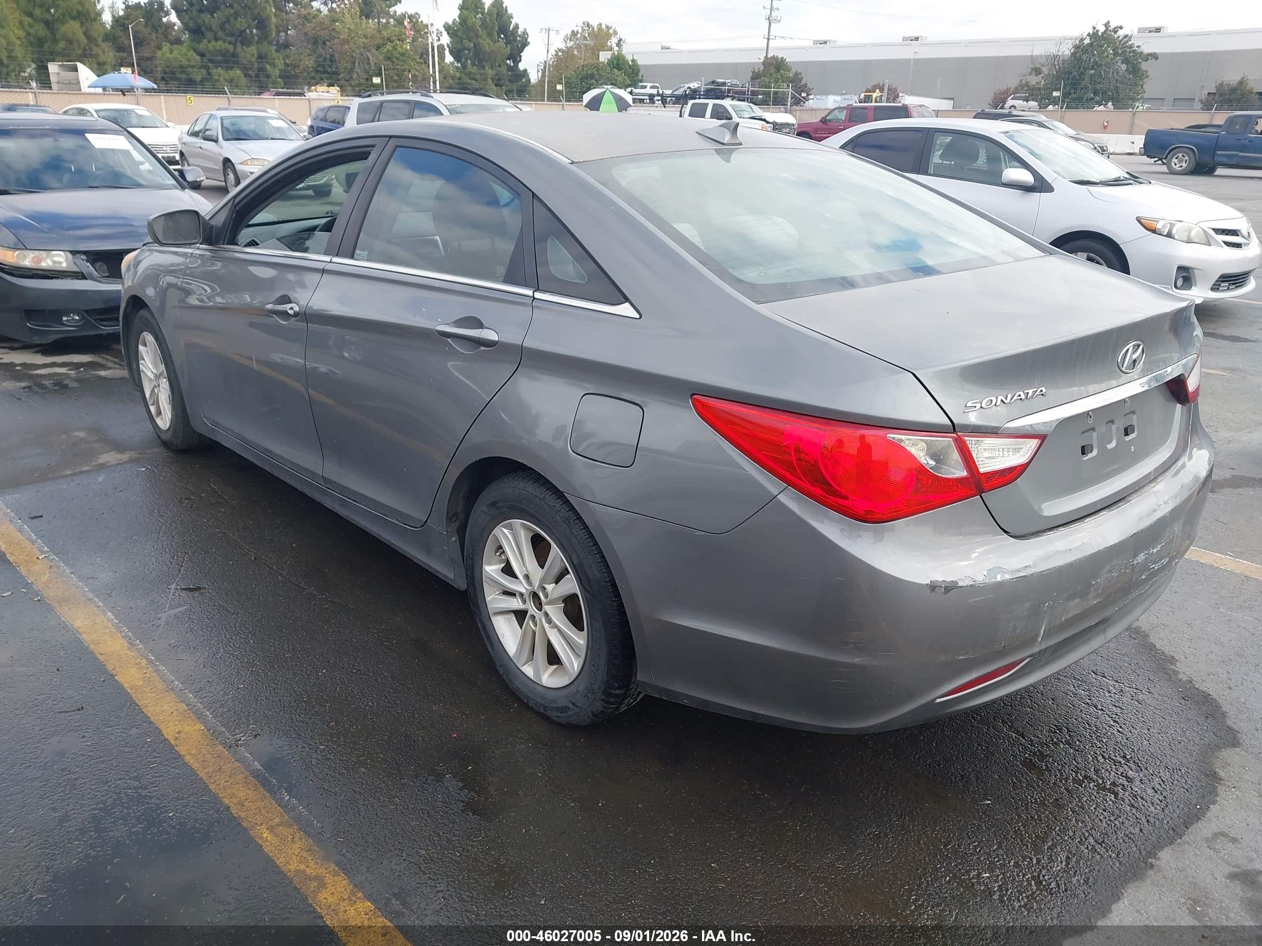 2013 Hyundai Sonata Gls Gray vin: 5NPEB4AC6DH742279