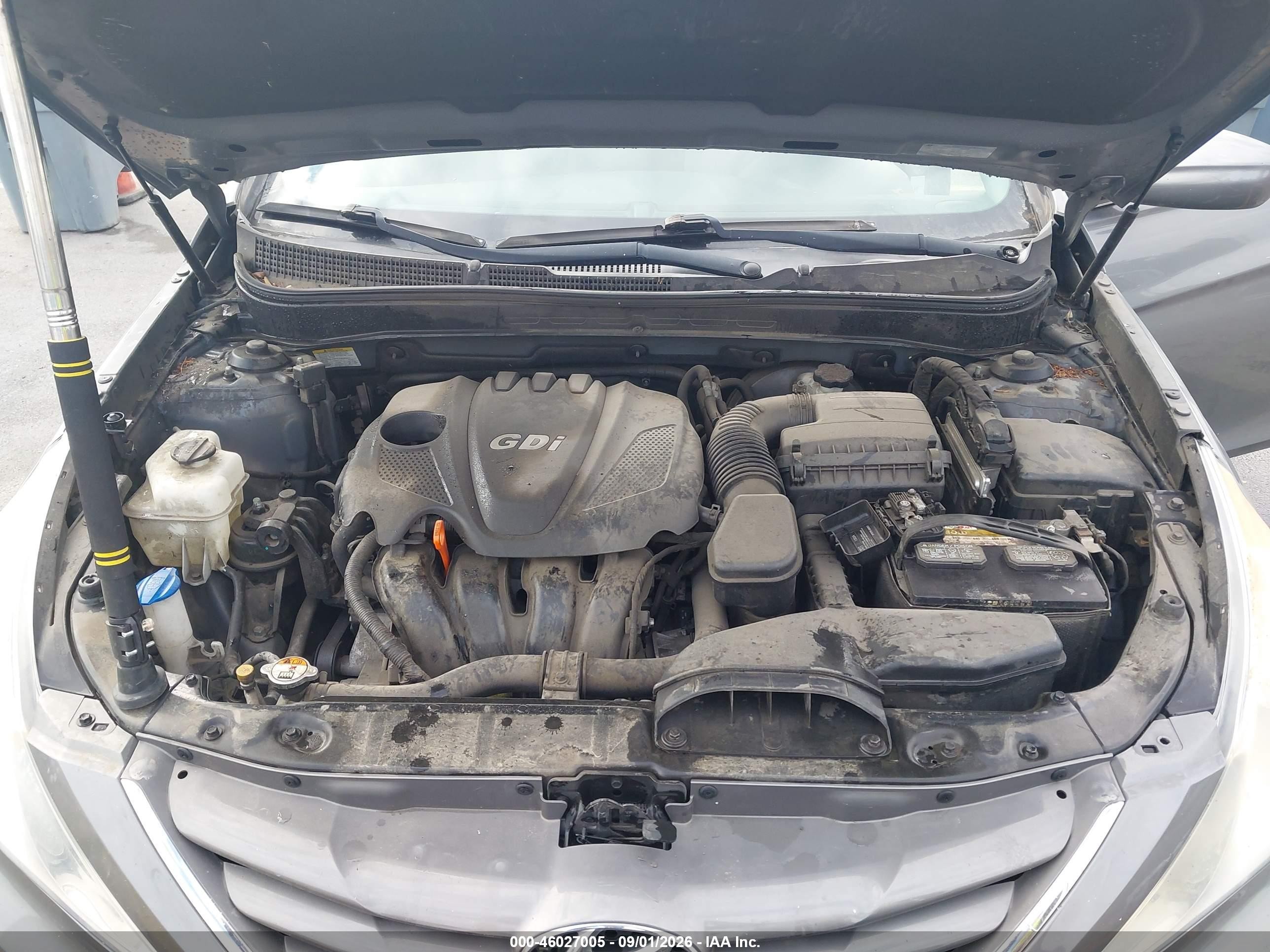 2013 Hyundai Sonata Gls Gray vin: 5NPEB4AC6DH742279